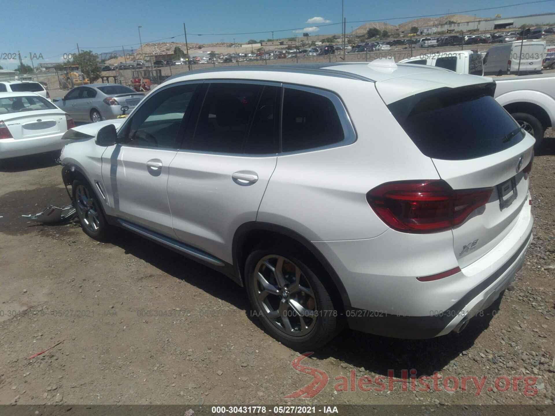 5UXTY5C07M9F64942 2021 BMW X3