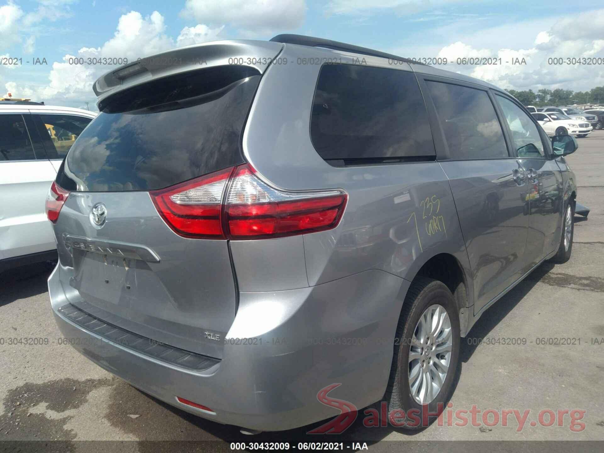 5TDYZ3DC6HS794610 2017 TOYOTA SIENNA