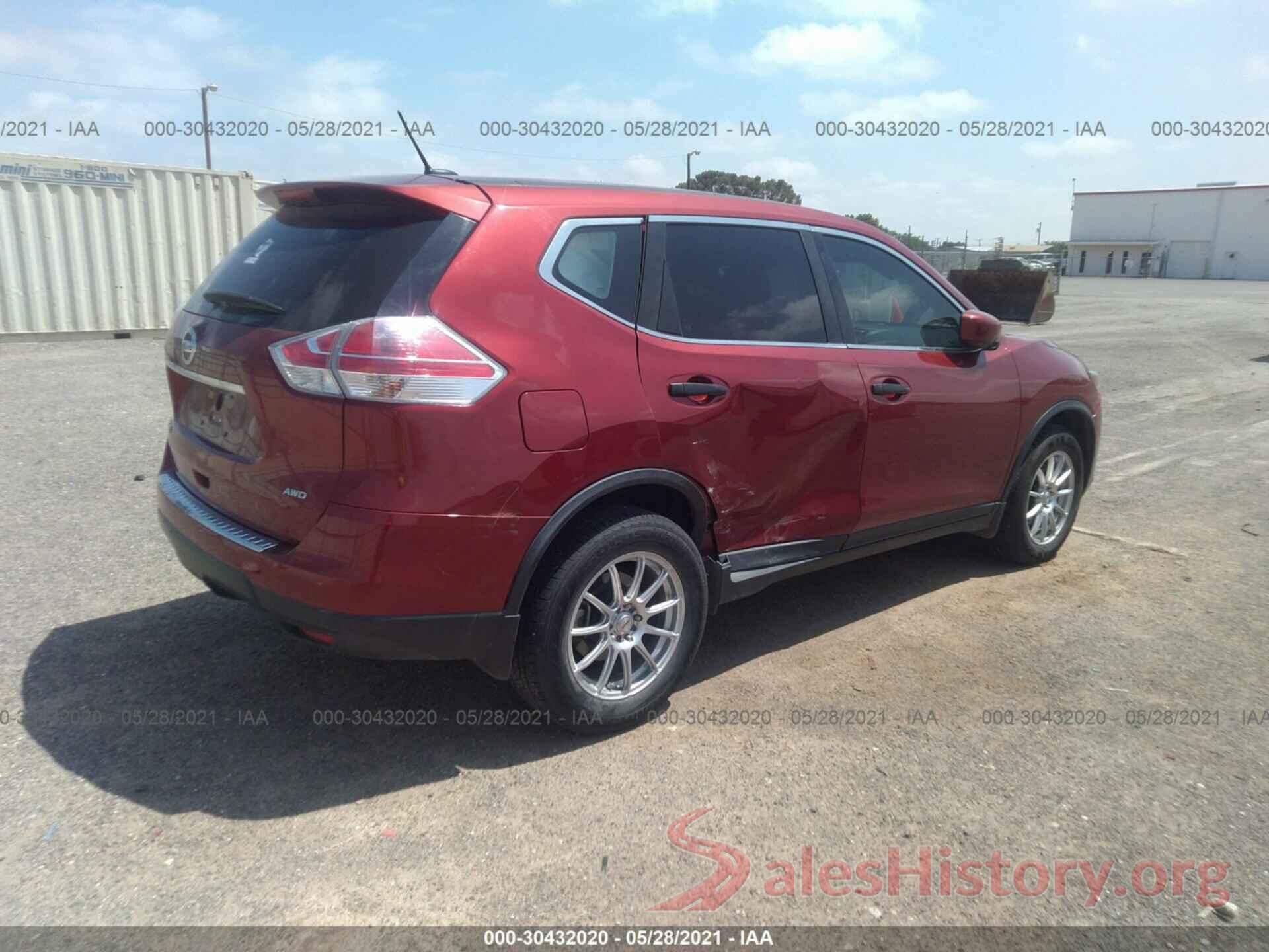 KNMAT2MV9GP659239 2016 NISSAN ROGUE