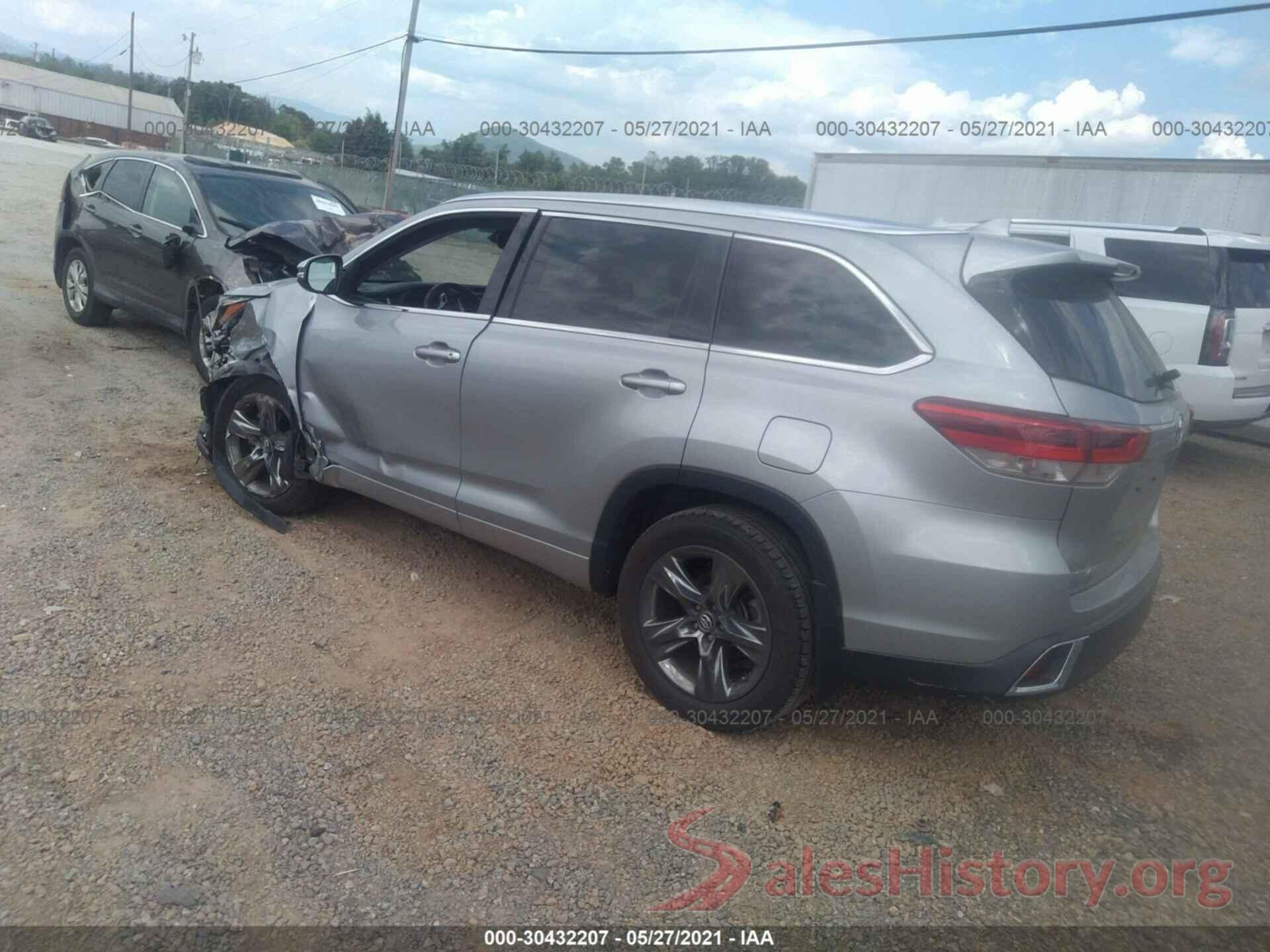 5TDDZRFH7HS414801 2017 TOYOTA HIGHLANDER