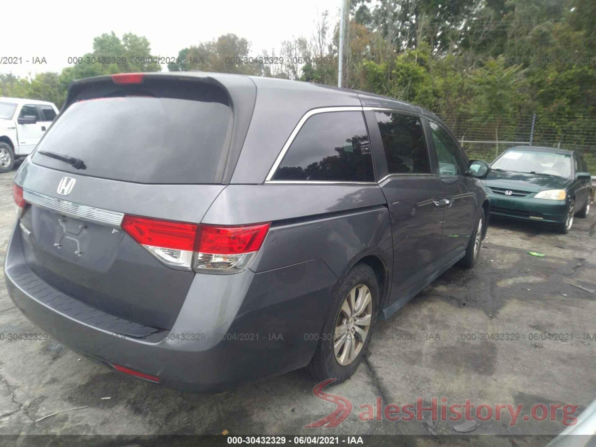 5FNRL5H6XGB008560 2016 HONDA ODYSSEY