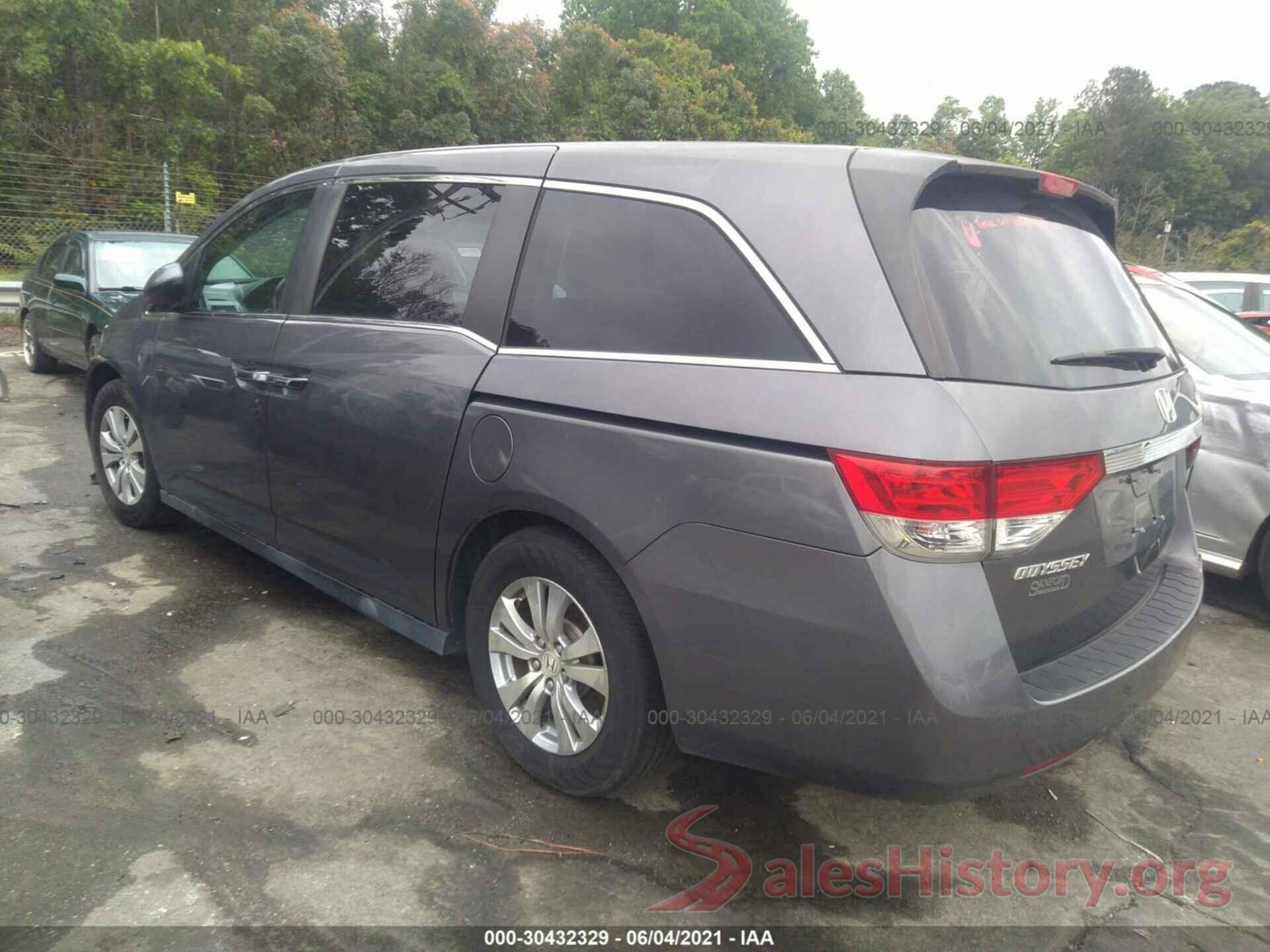 5FNRL5H6XGB008560 2016 HONDA ODYSSEY