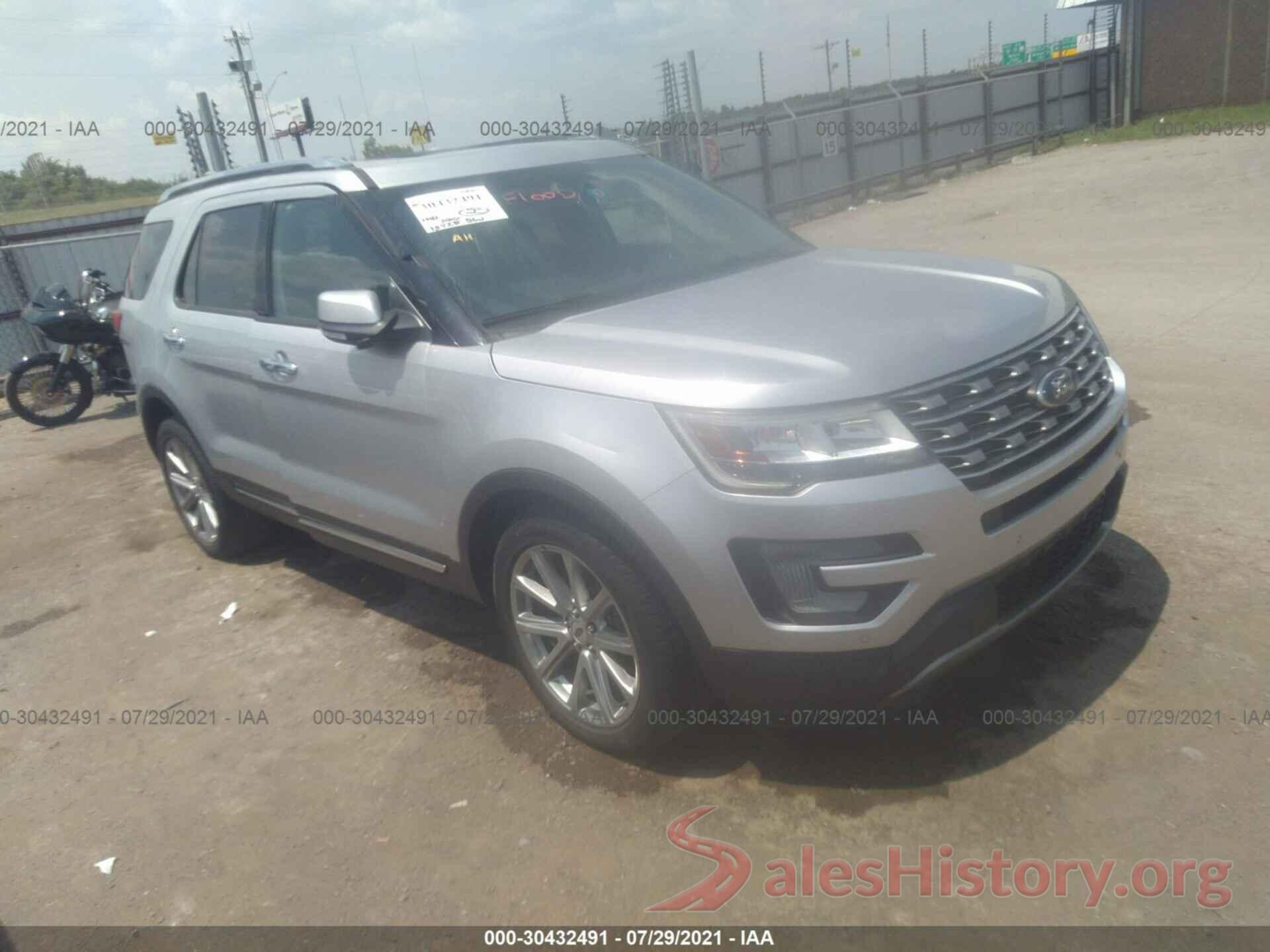 1FM5K7F82HGC06750 2017 FORD EXPLORER