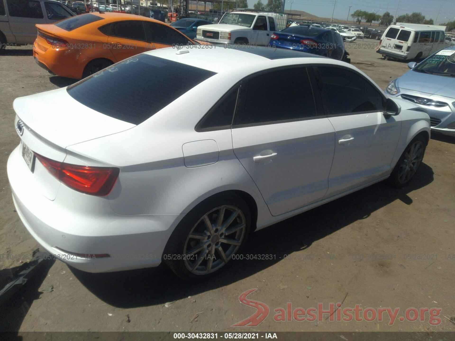 WAUA7GFF6G1022526 2016 AUDI A3