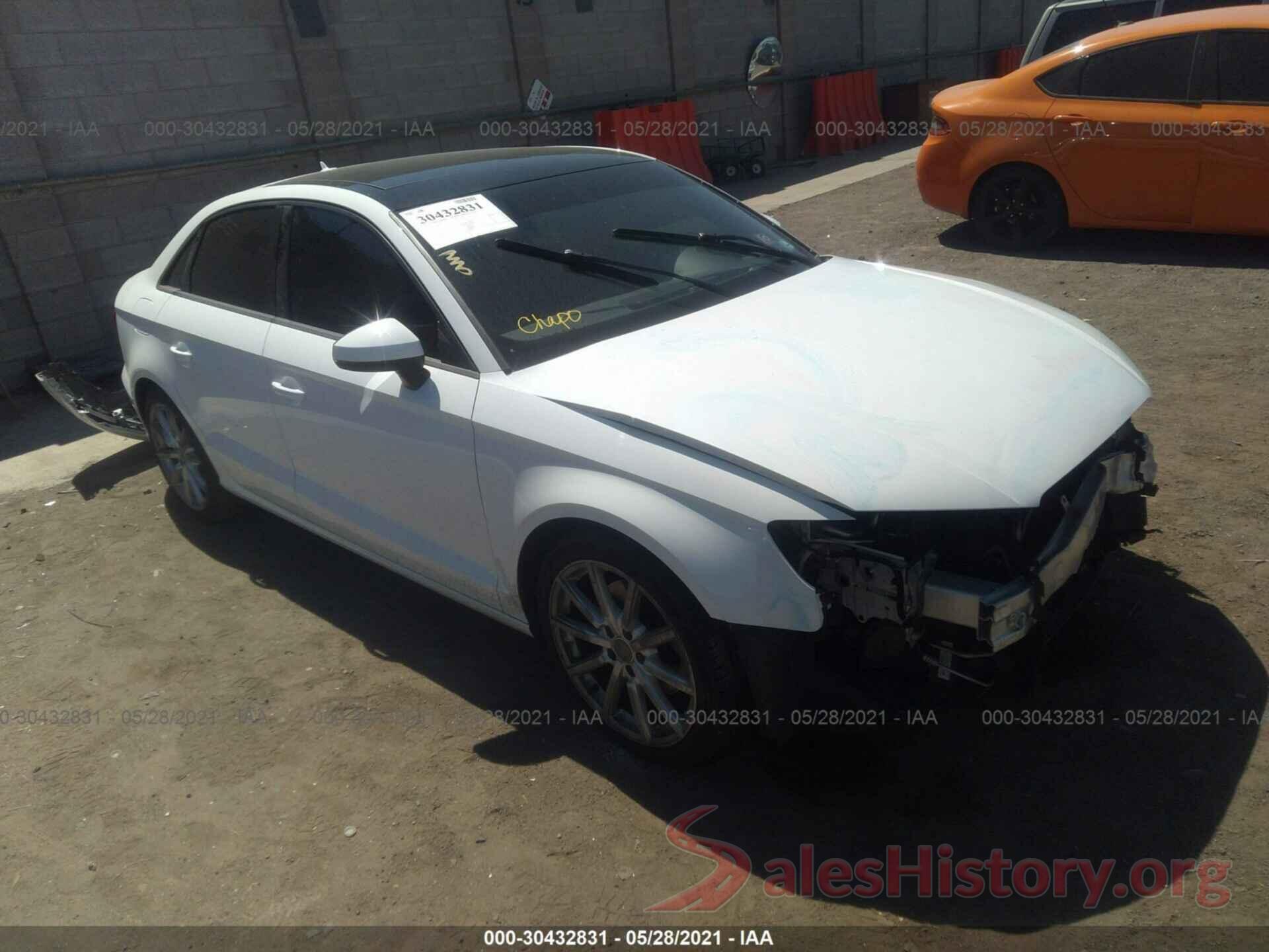 WAUA7GFF6G1022526 2016 AUDI A3