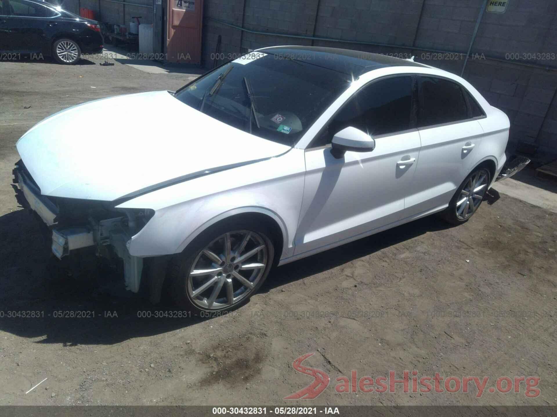 WAUA7GFF6G1022526 2016 AUDI A3