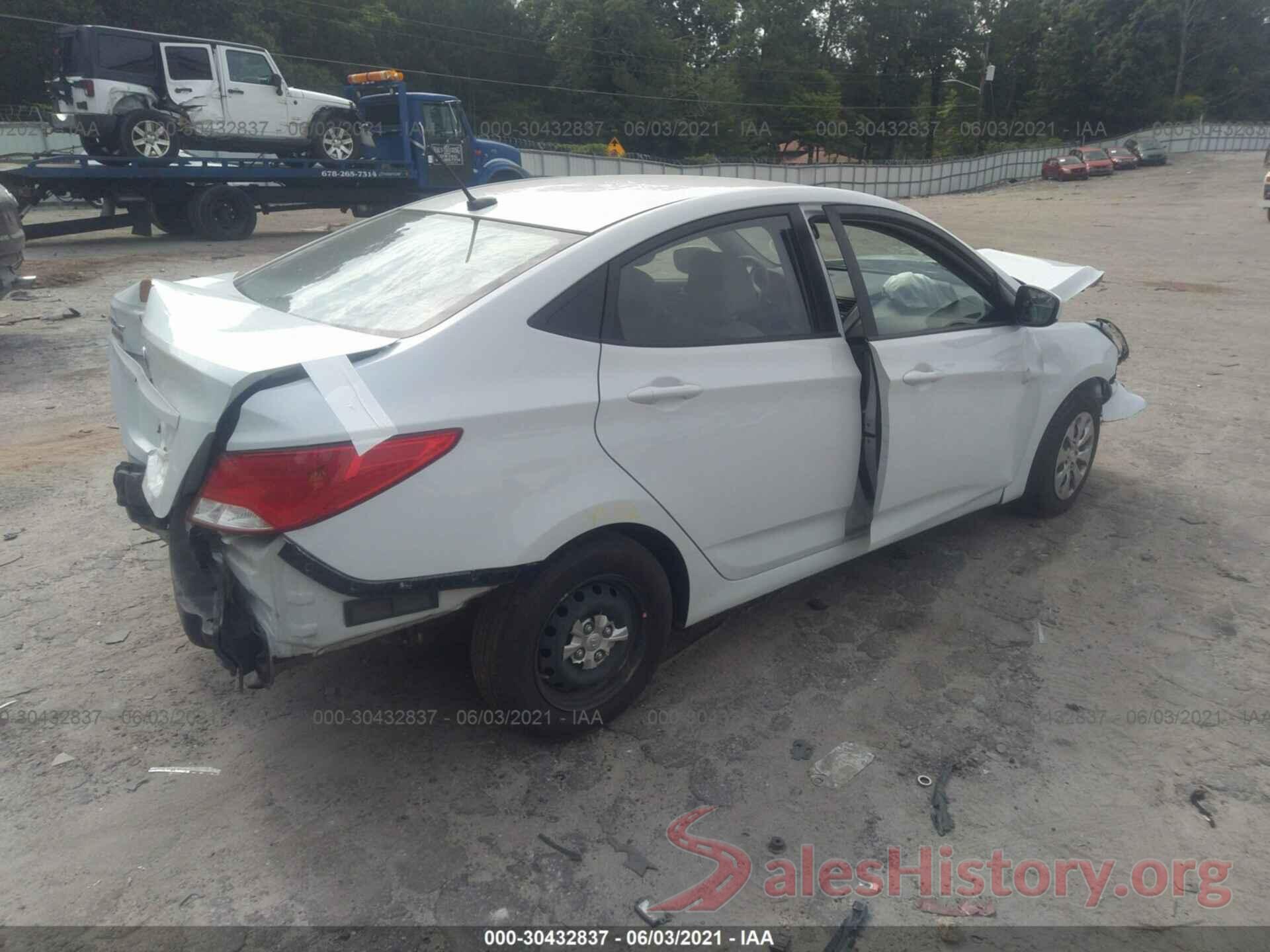 KMHCT4AE6HU381245 2017 HYUNDAI ACCENT