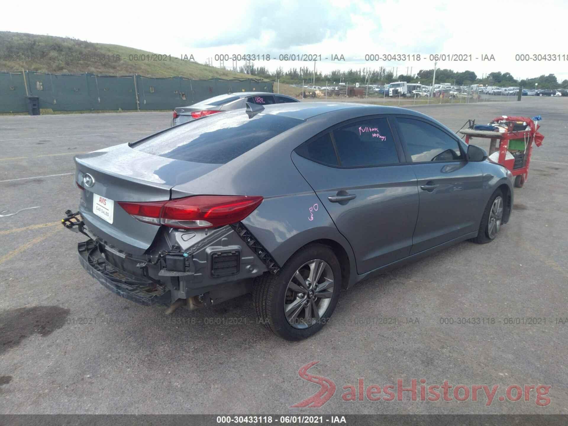 5NPD84LF5JH305208 2018 HYUNDAI ELANTRA