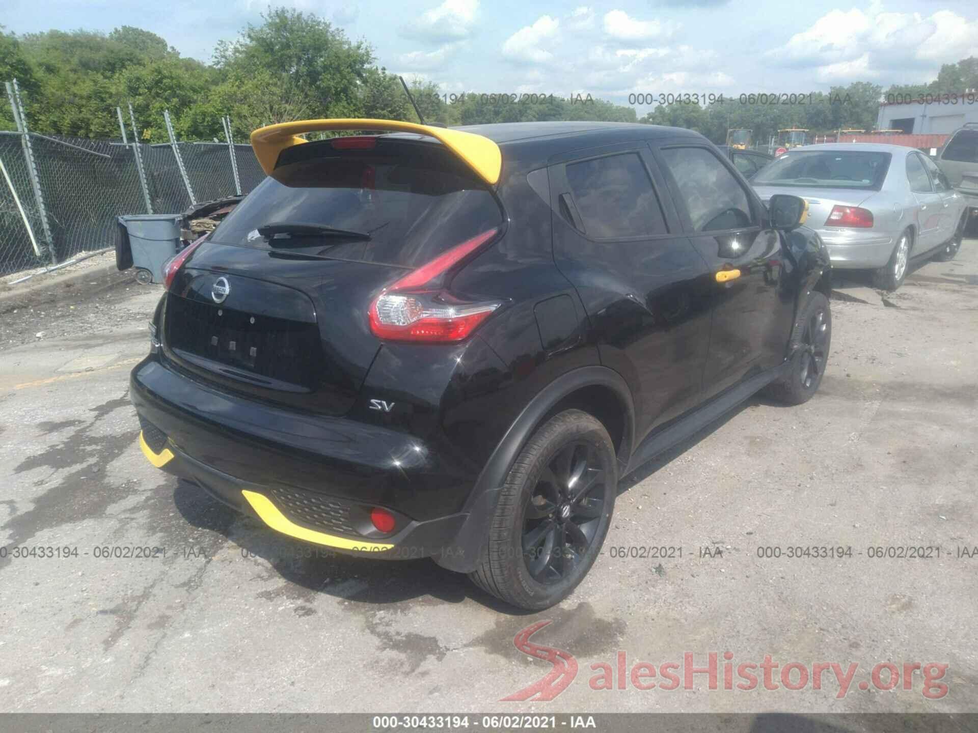 JN8AF5MR0GT603908 2016 NISSAN JUKE