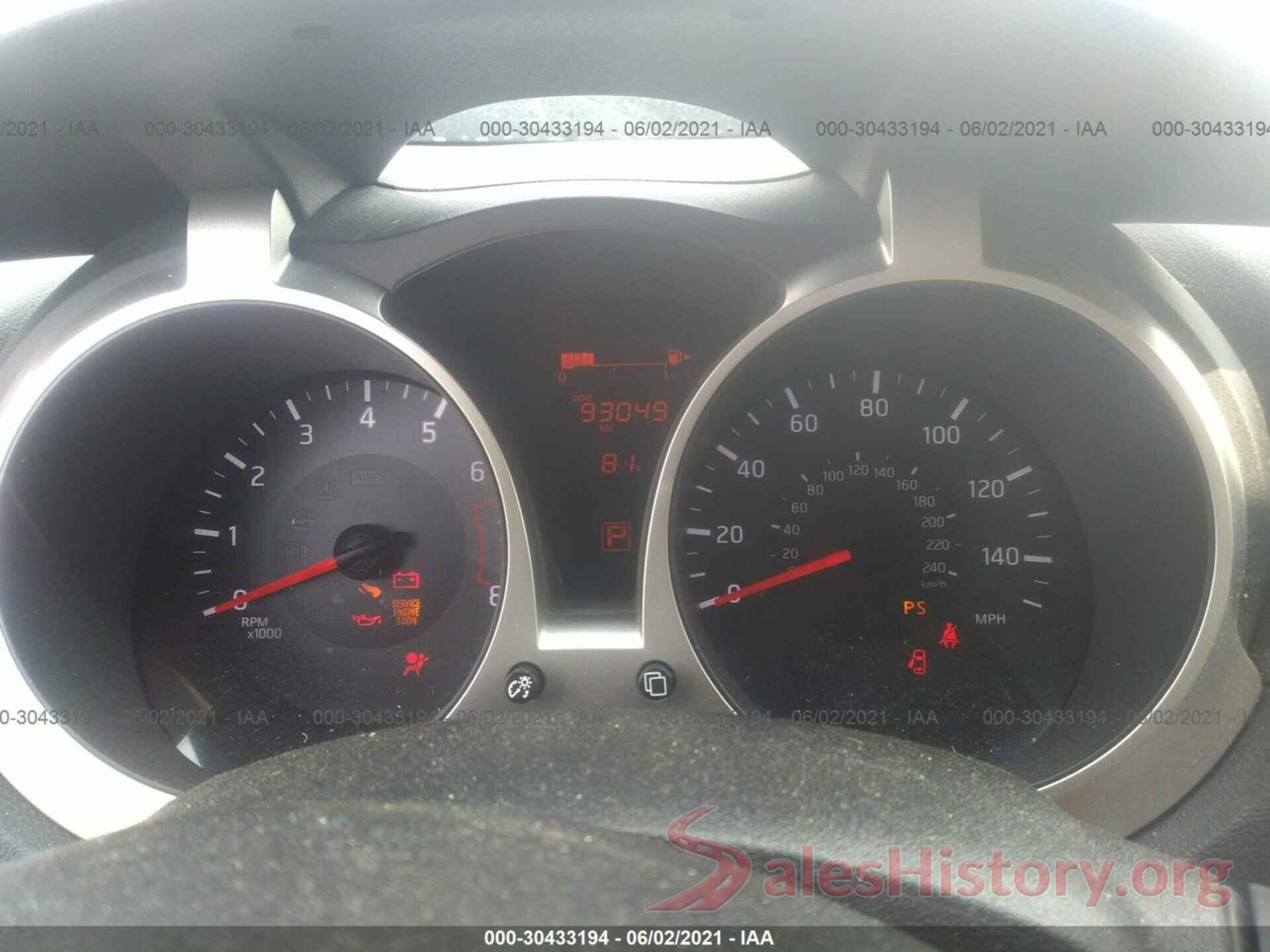 JN8AF5MR0GT603908 2016 NISSAN JUKE