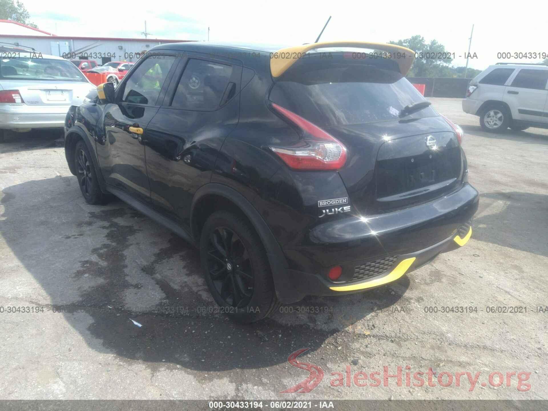 JN8AF5MR0GT603908 2016 NISSAN JUKE