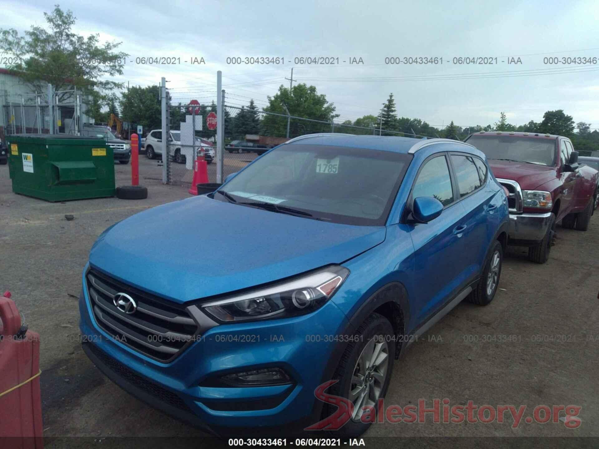 KM8J3CA41JU604421 2018 HYUNDAI TUCSON