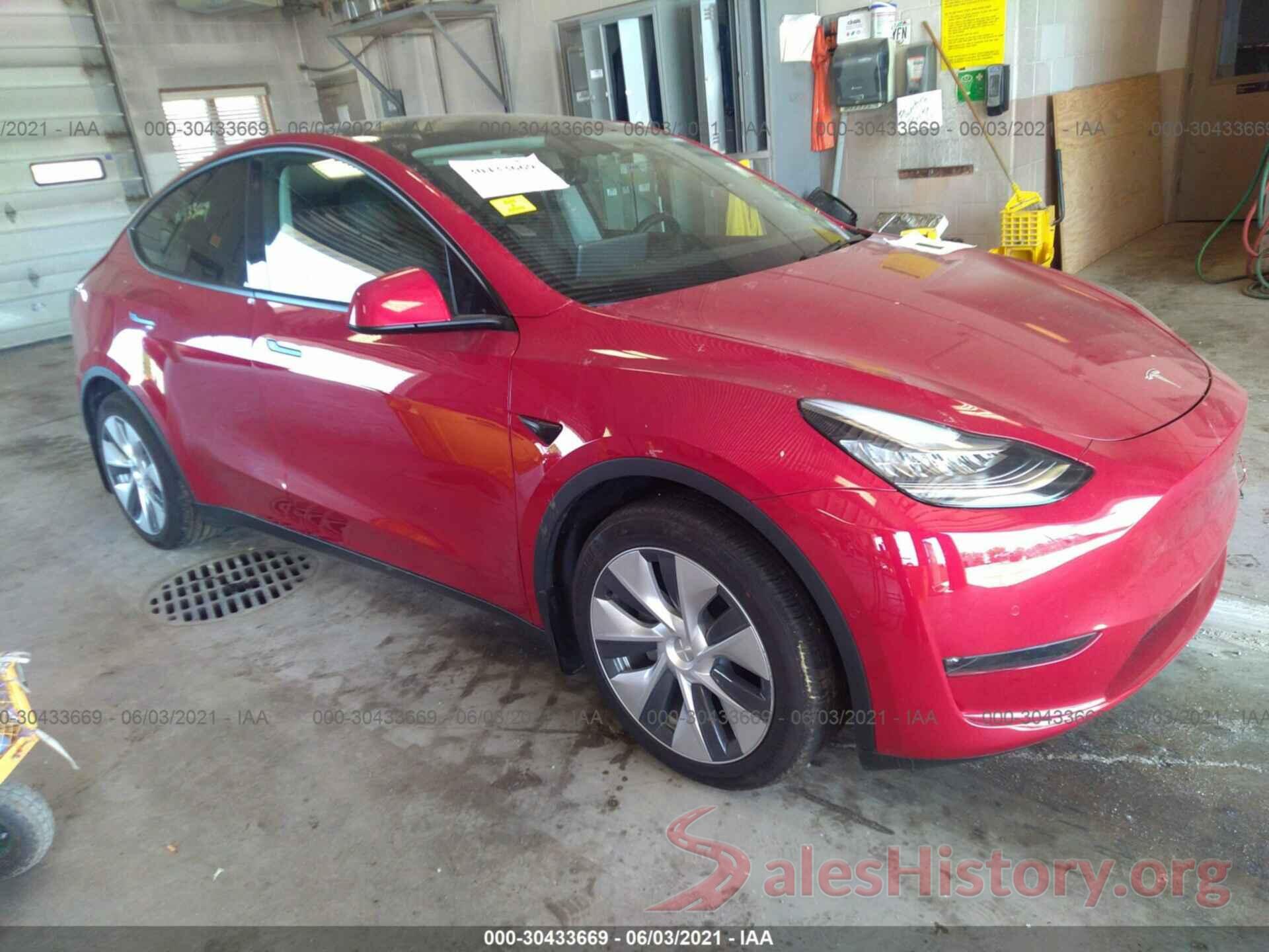 5YJYGDEE7MF060505 2021 TESLA MODEL Y