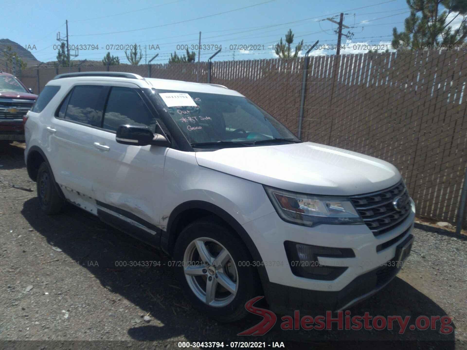 1FM5K8DH6GGB12670 2016 FORD EXPLORER