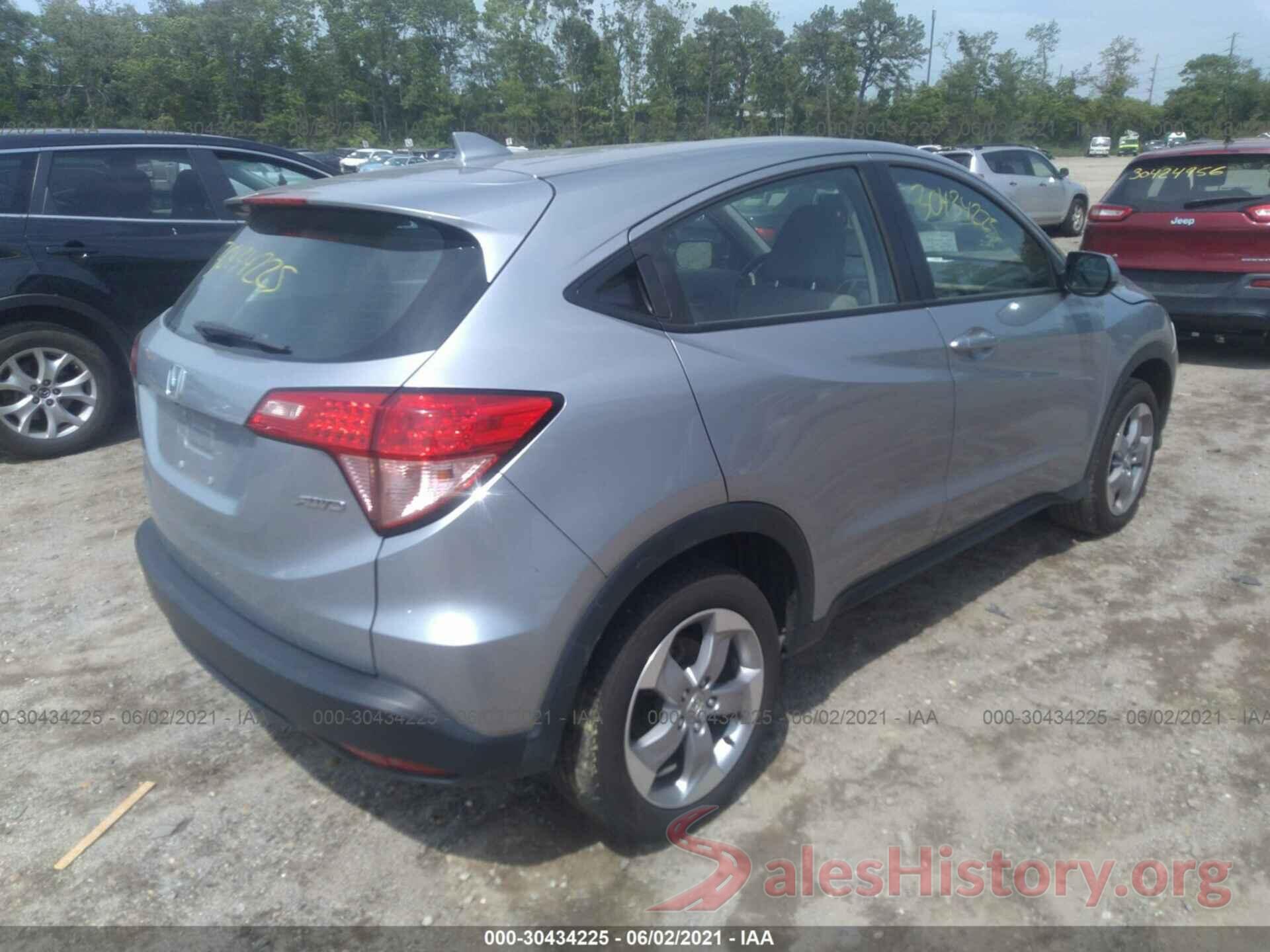 3CZRU6H37JG700165 2018 HONDA HR-V