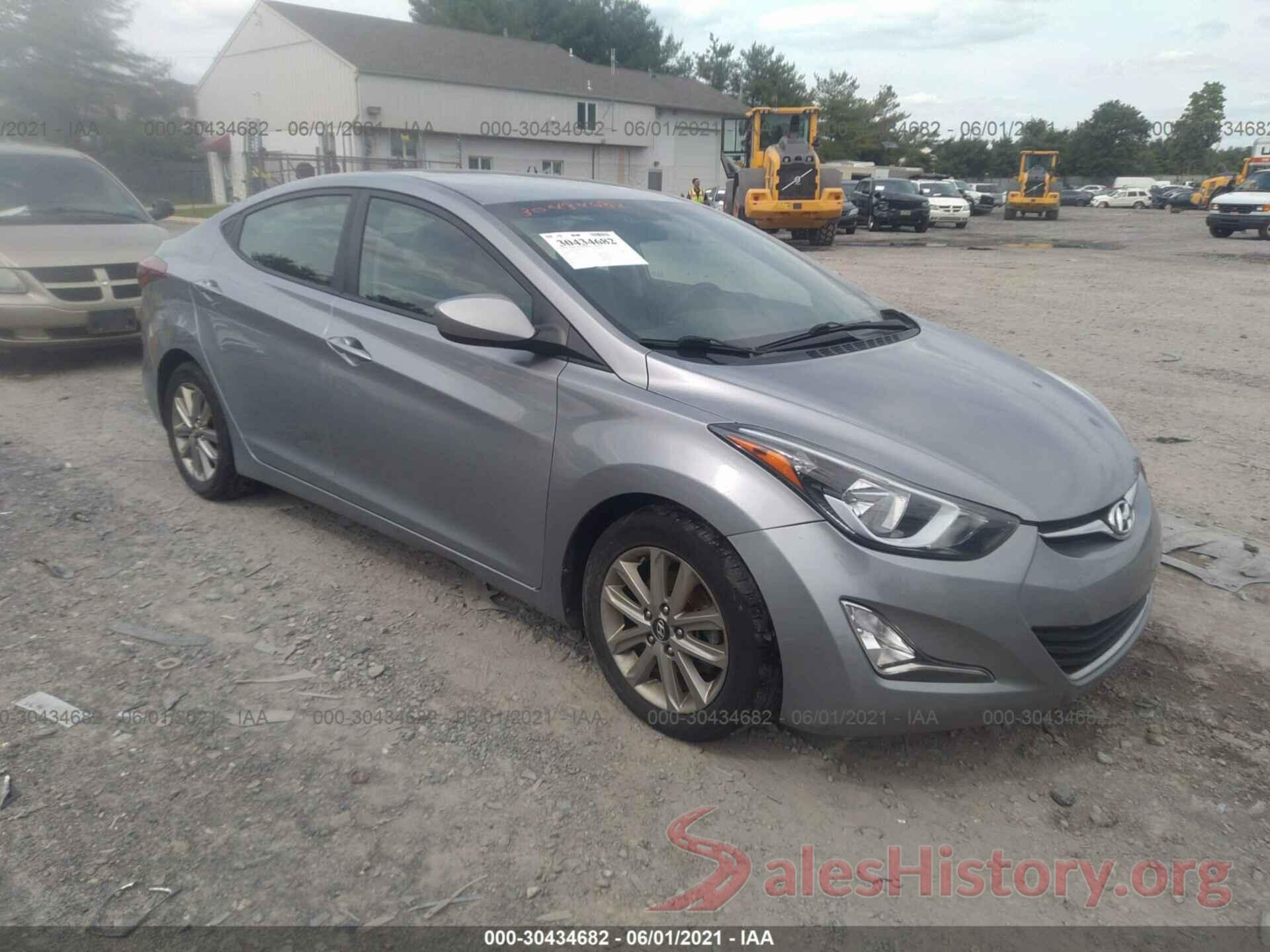 5NPDH4AE6GH750754 2016 HYUNDAI ELANTRA