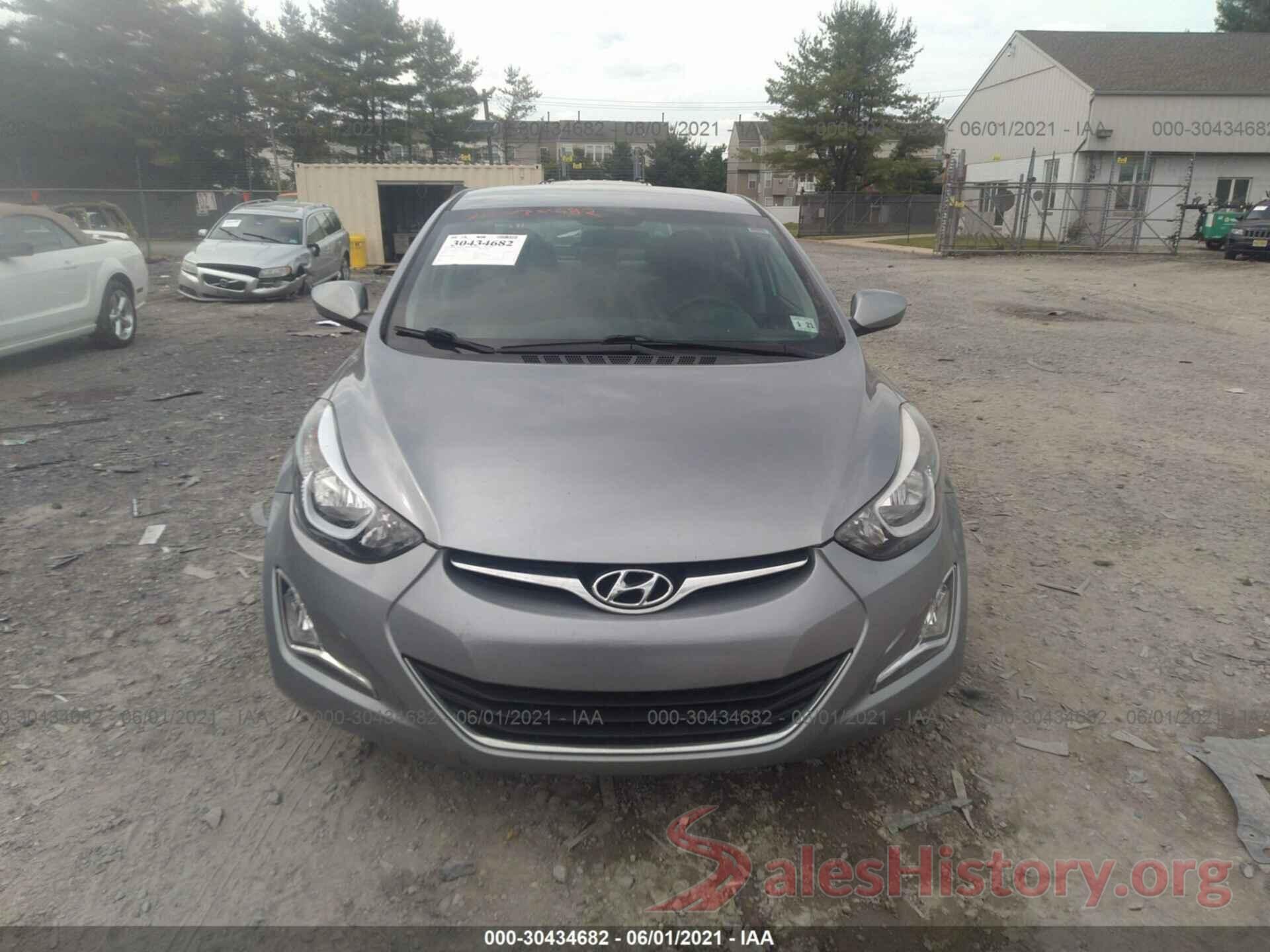 5NPDH4AE6GH750754 2016 HYUNDAI ELANTRA