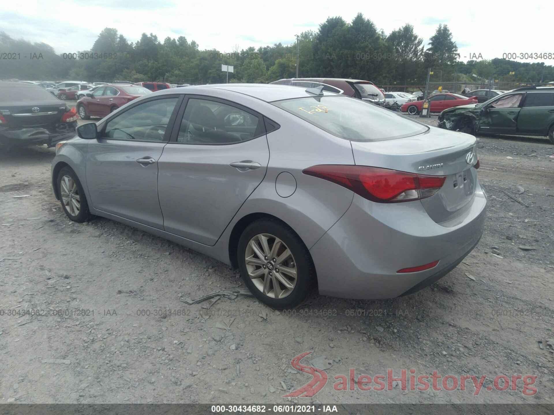 5NPDH4AE6GH750754 2016 HYUNDAI ELANTRA