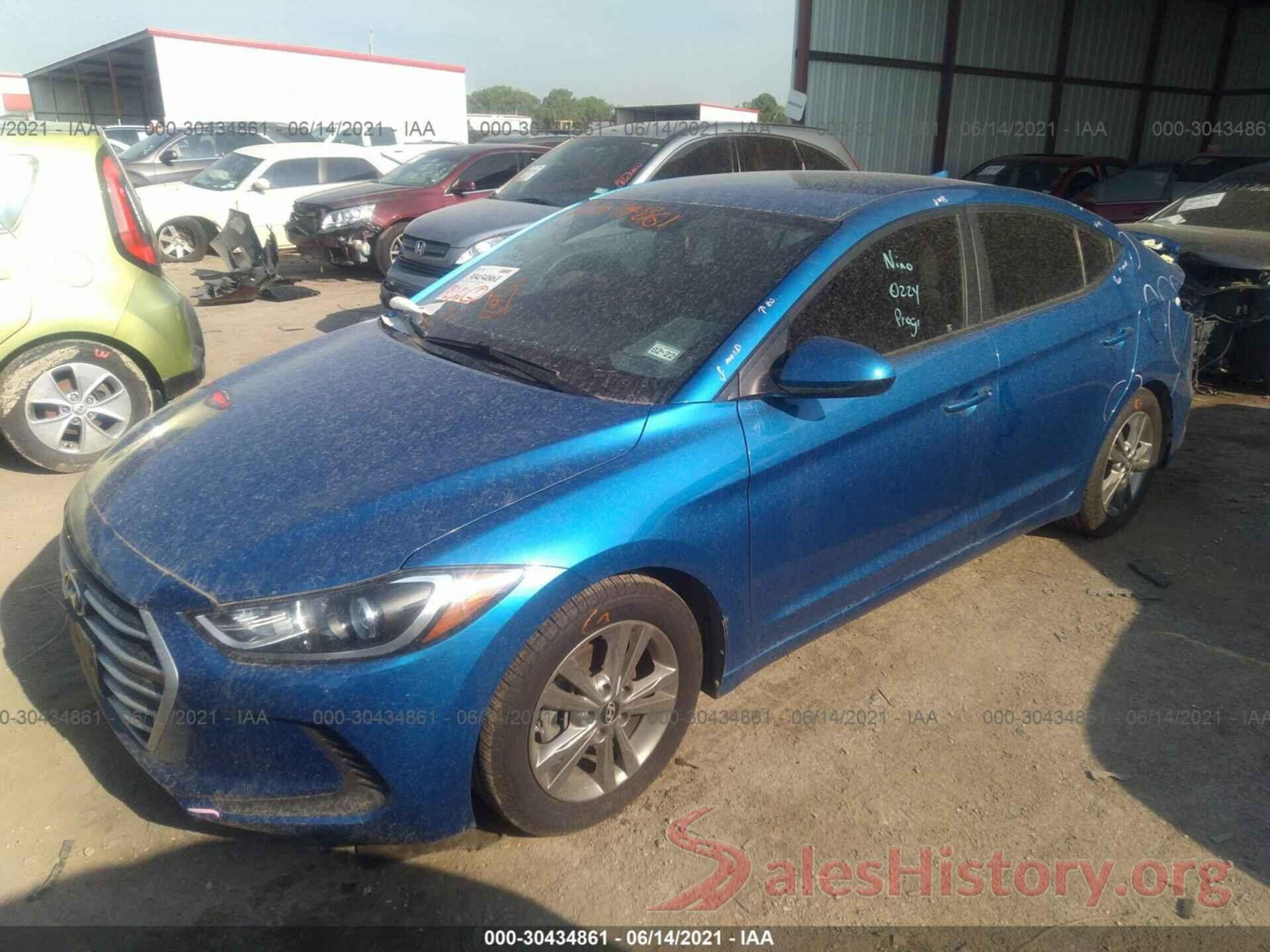 5NPD84LF1HH043665 2017 HYUNDAI ELANTRA