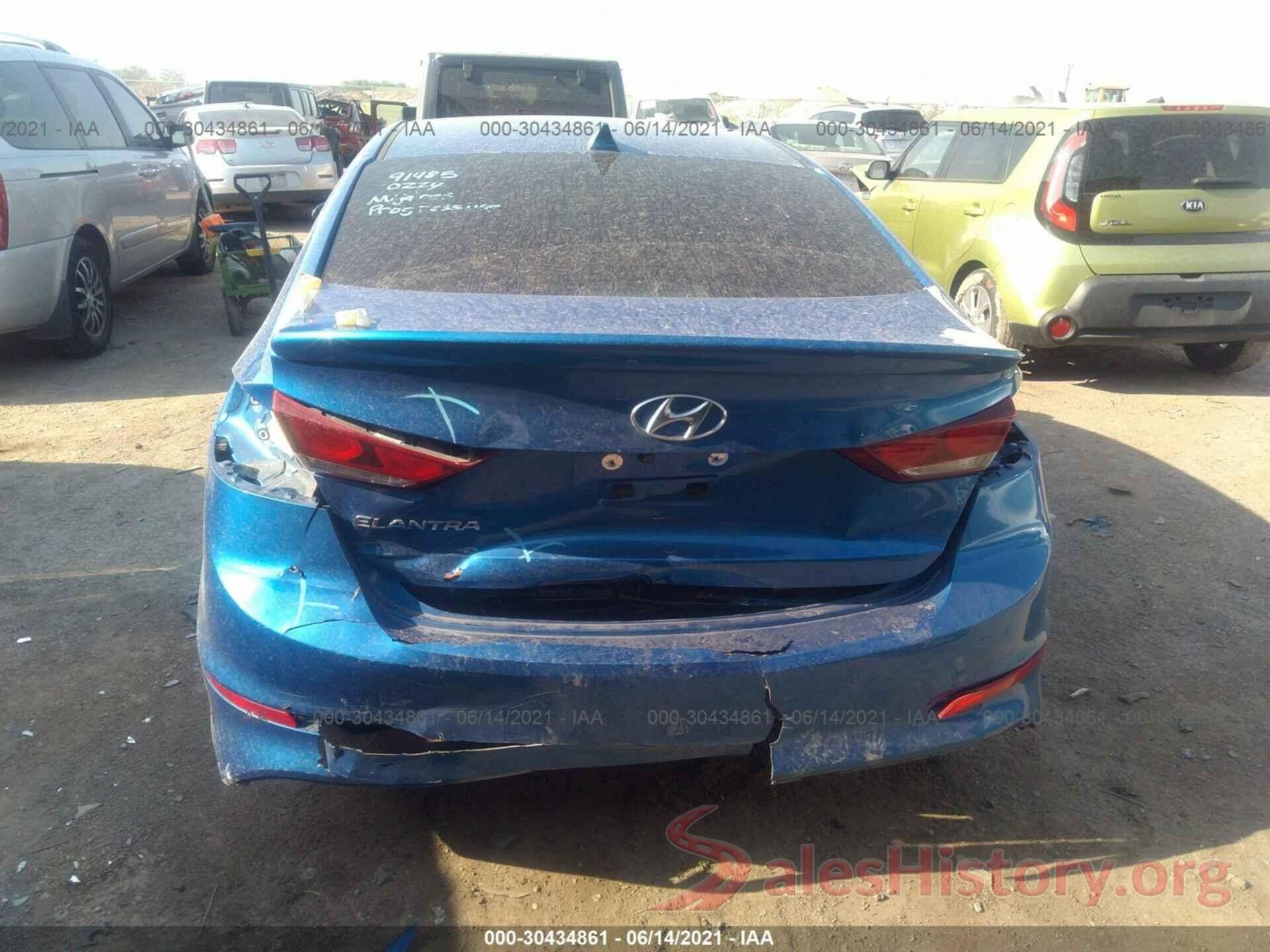 5NPD84LF1HH043665 2017 HYUNDAI ELANTRA