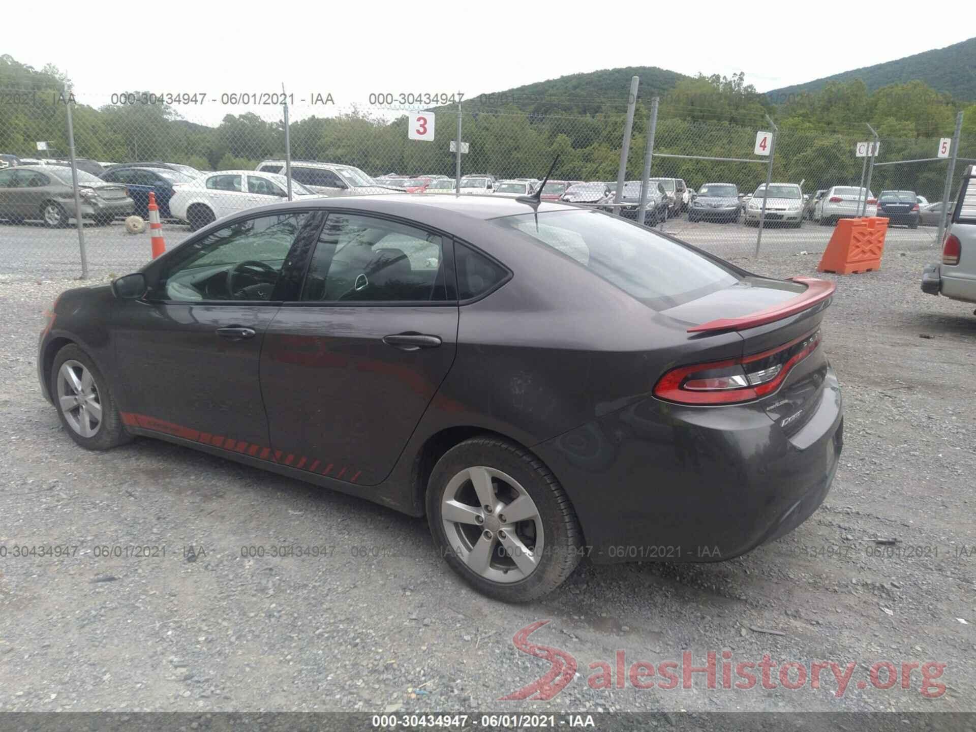 1C3CDFBB1GD661255 2016 DODGE DART