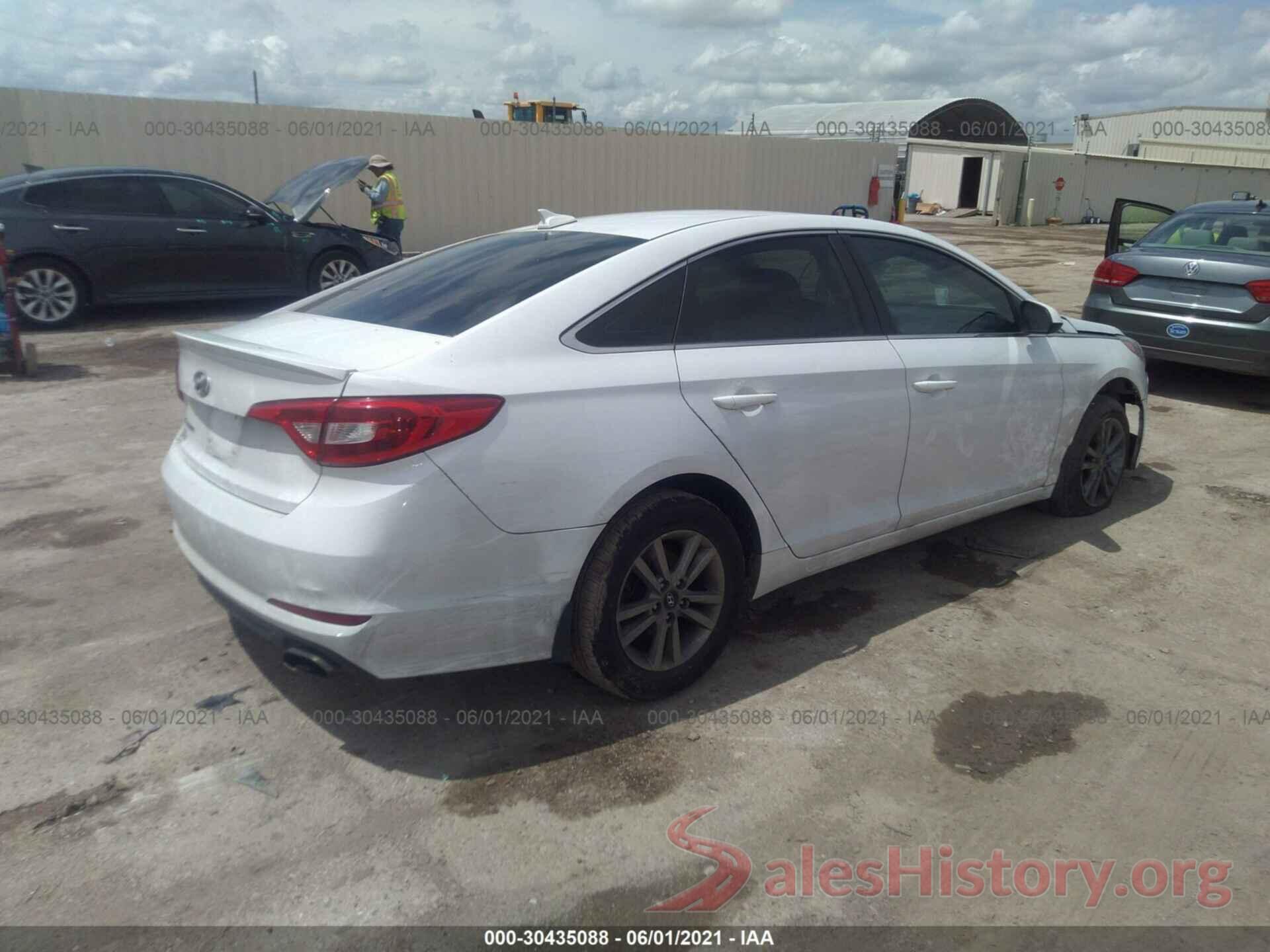 5NPE24AF5GH309972 2016 HYUNDAI SONATA