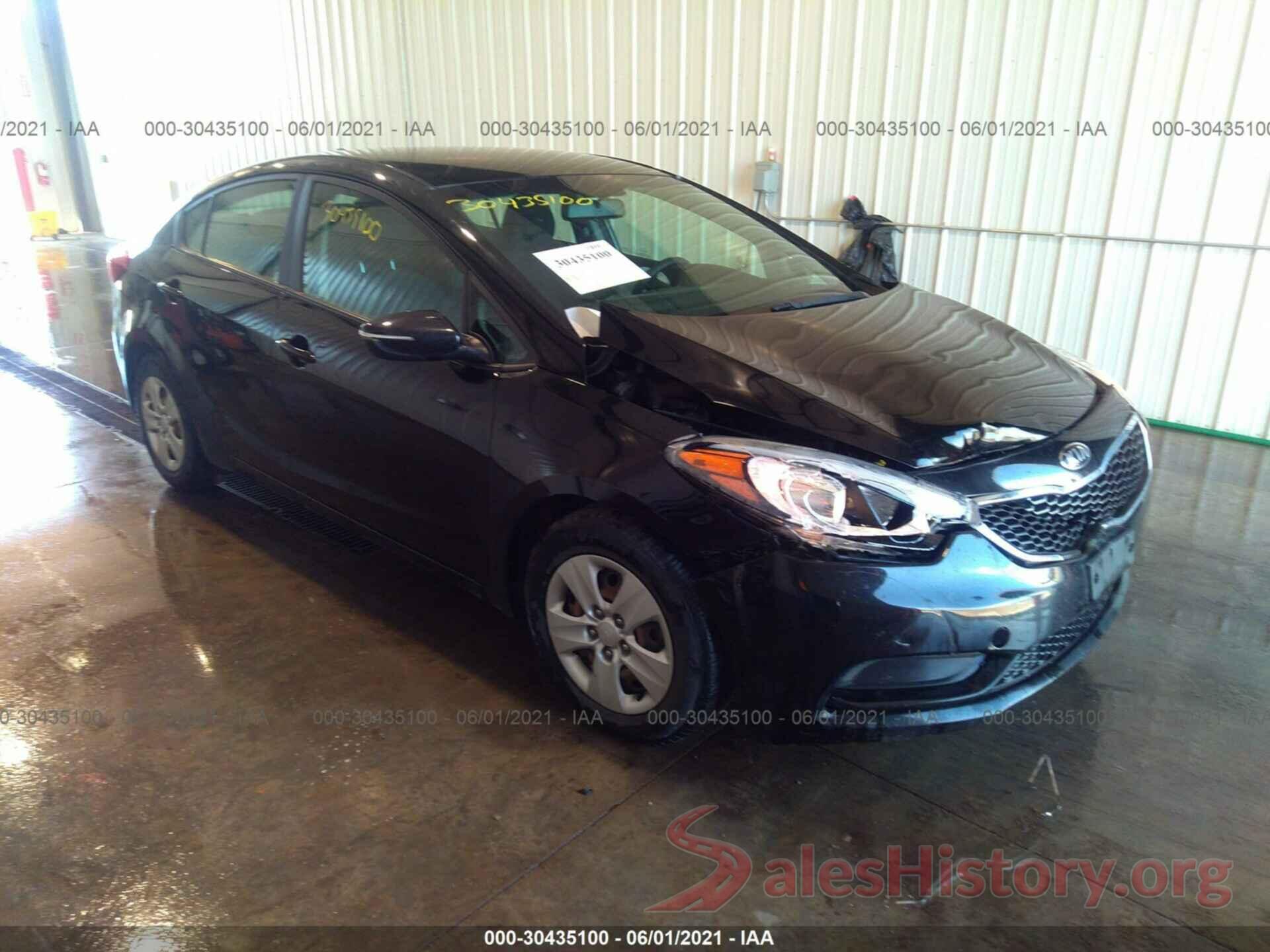 KNAFX4A68G5537922 2016 KIA FORTE