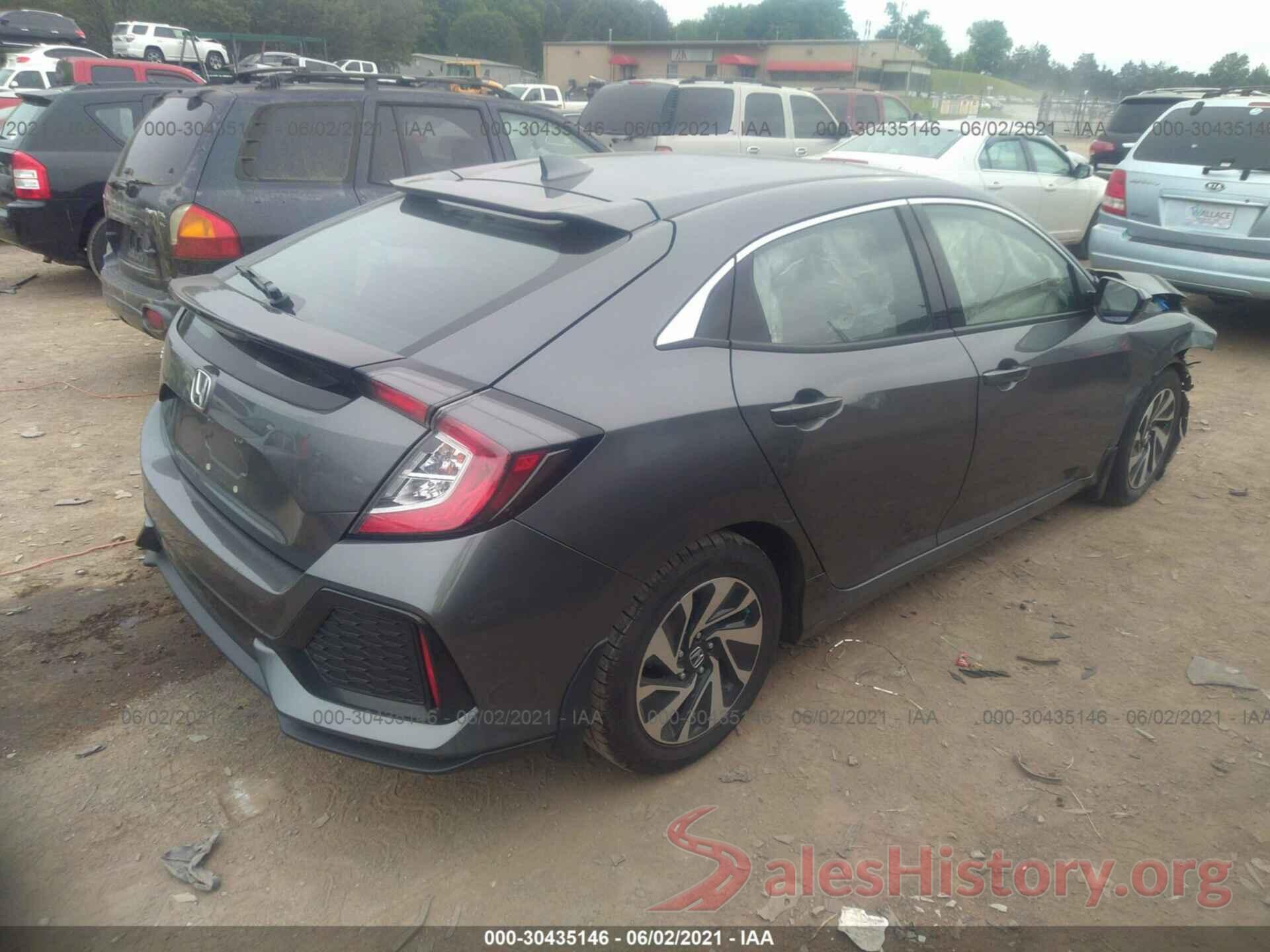 SHHFK7H21HU226952 2017 HONDA CIVIC HATCHBACK