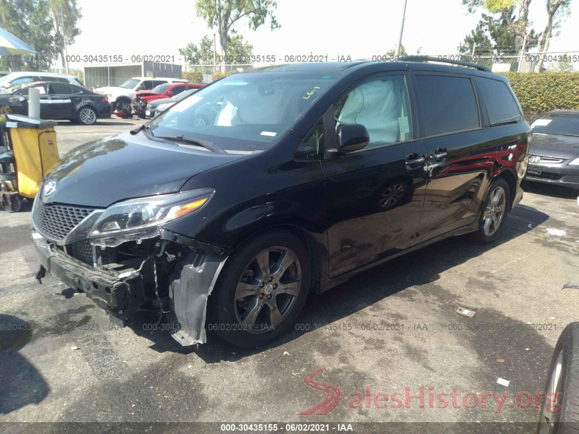 5TDXZ3DC7HS790593 2017 TOYOTA SIENNA