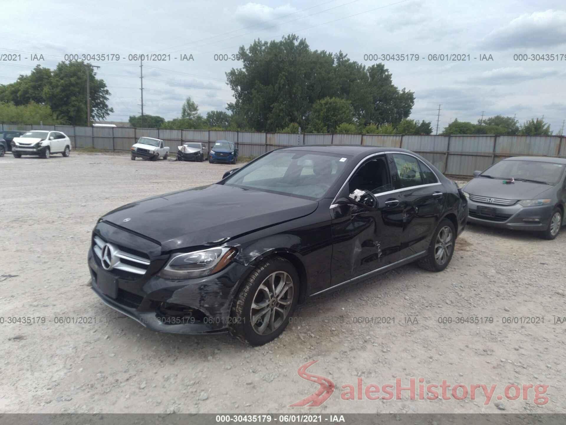 55SWF4KB9JU253057 2018 MERCEDES-BENZ C-CLASS