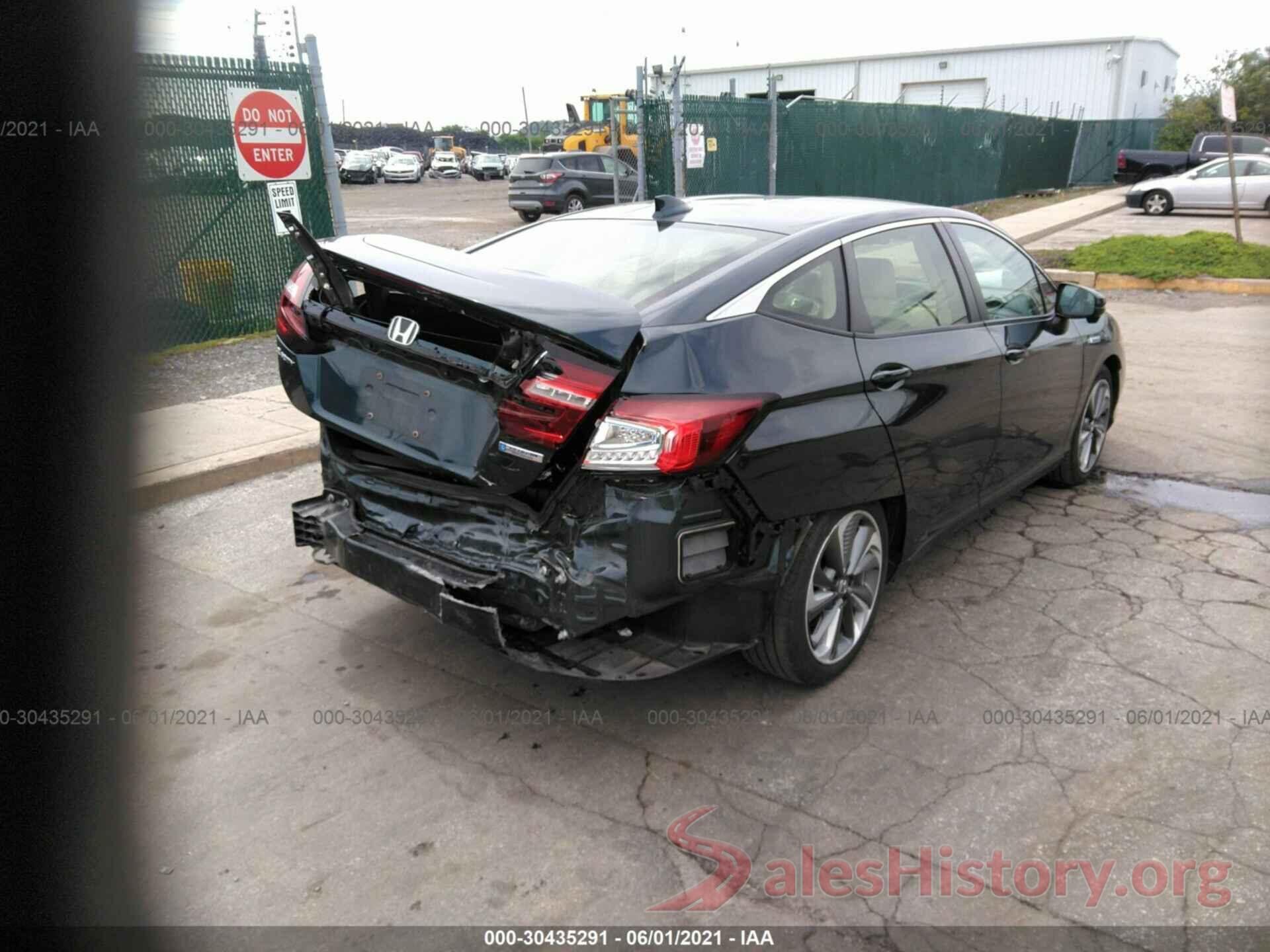 JHMZC5F1XJC016135 2018 HONDA CLARITY PLUG-IN HYBRID