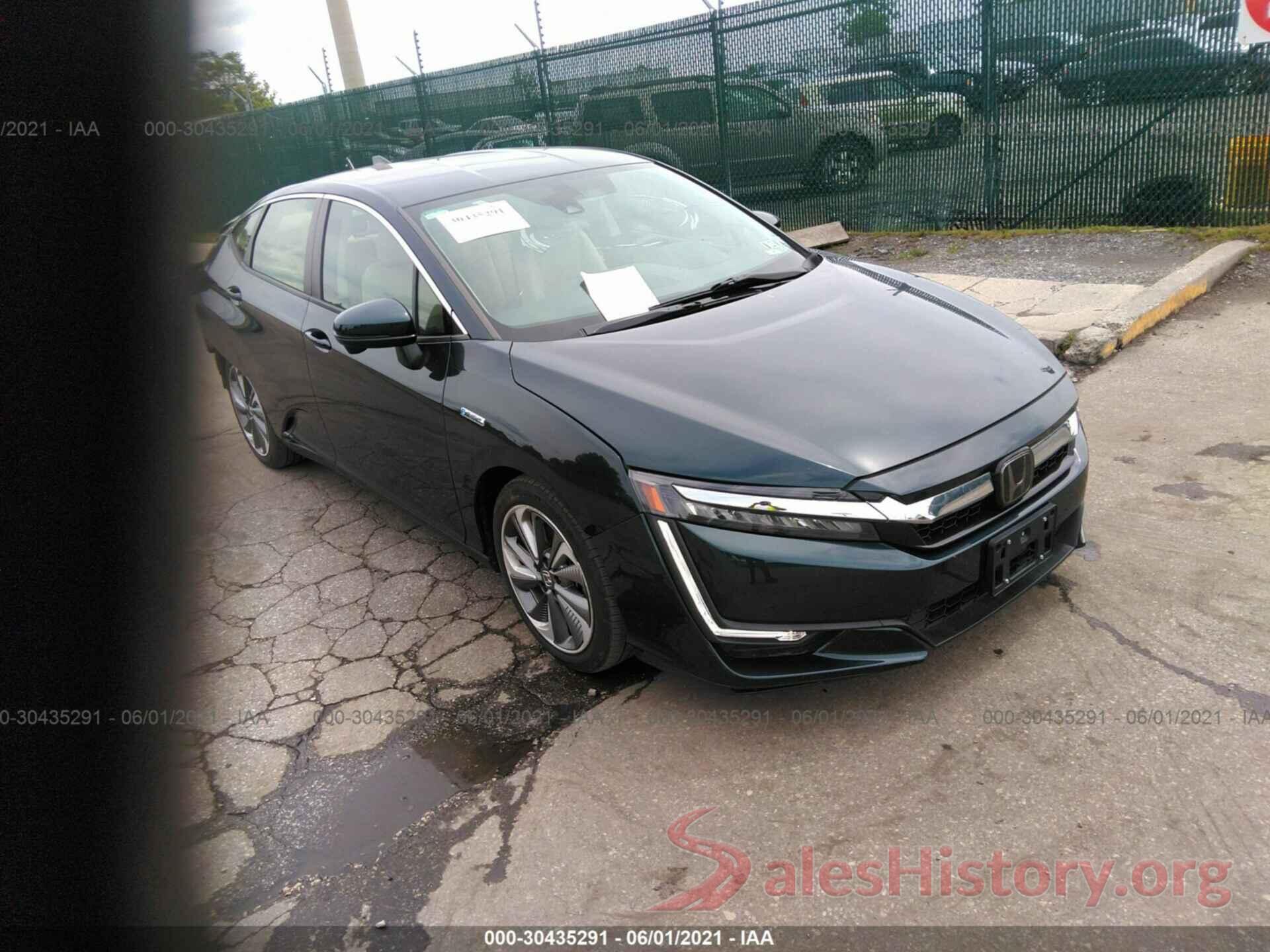 JHMZC5F1XJC016135 2018 HONDA CLARITY PLUG-IN HYBRID