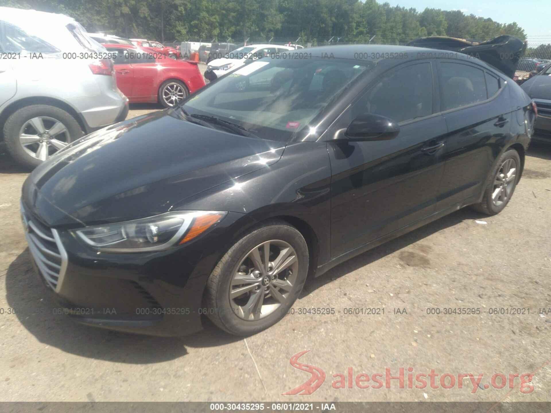 5NPD84LF5JH371919 2018 HYUNDAI ELANTRA