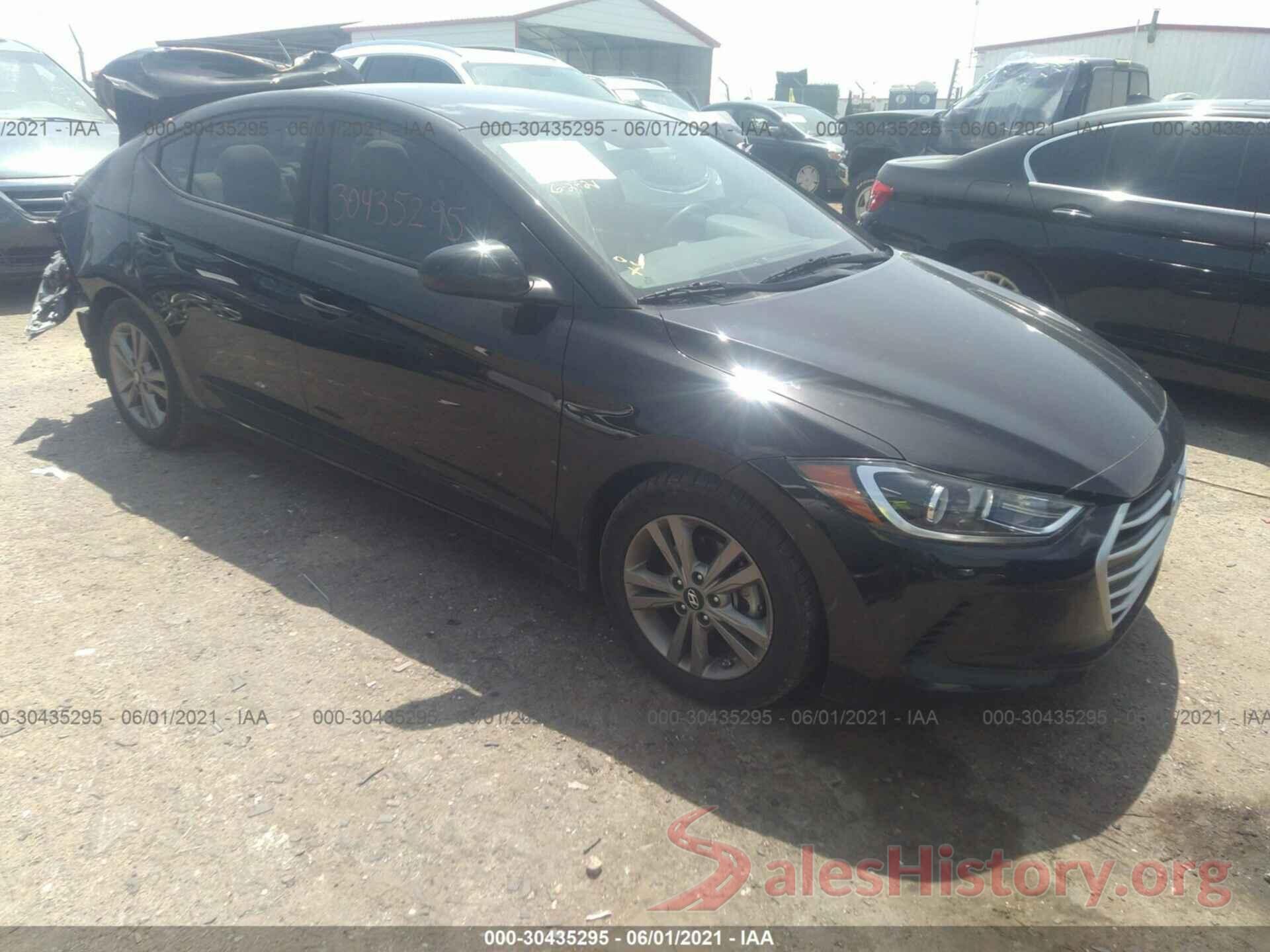 5NPD84LF5JH371919 2018 HYUNDAI ELANTRA