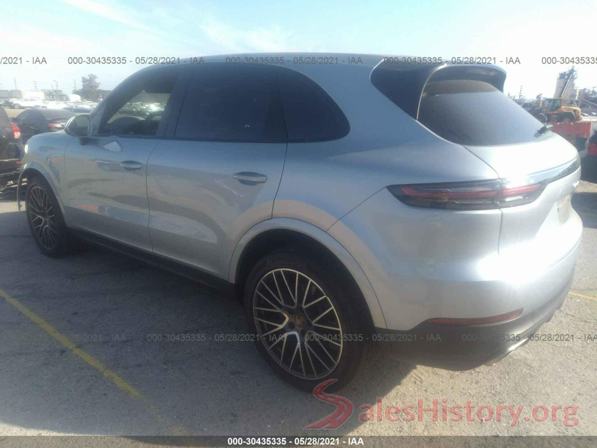 WP1AA2AY3LDA01141 2020 PORSCHE CAYENNE