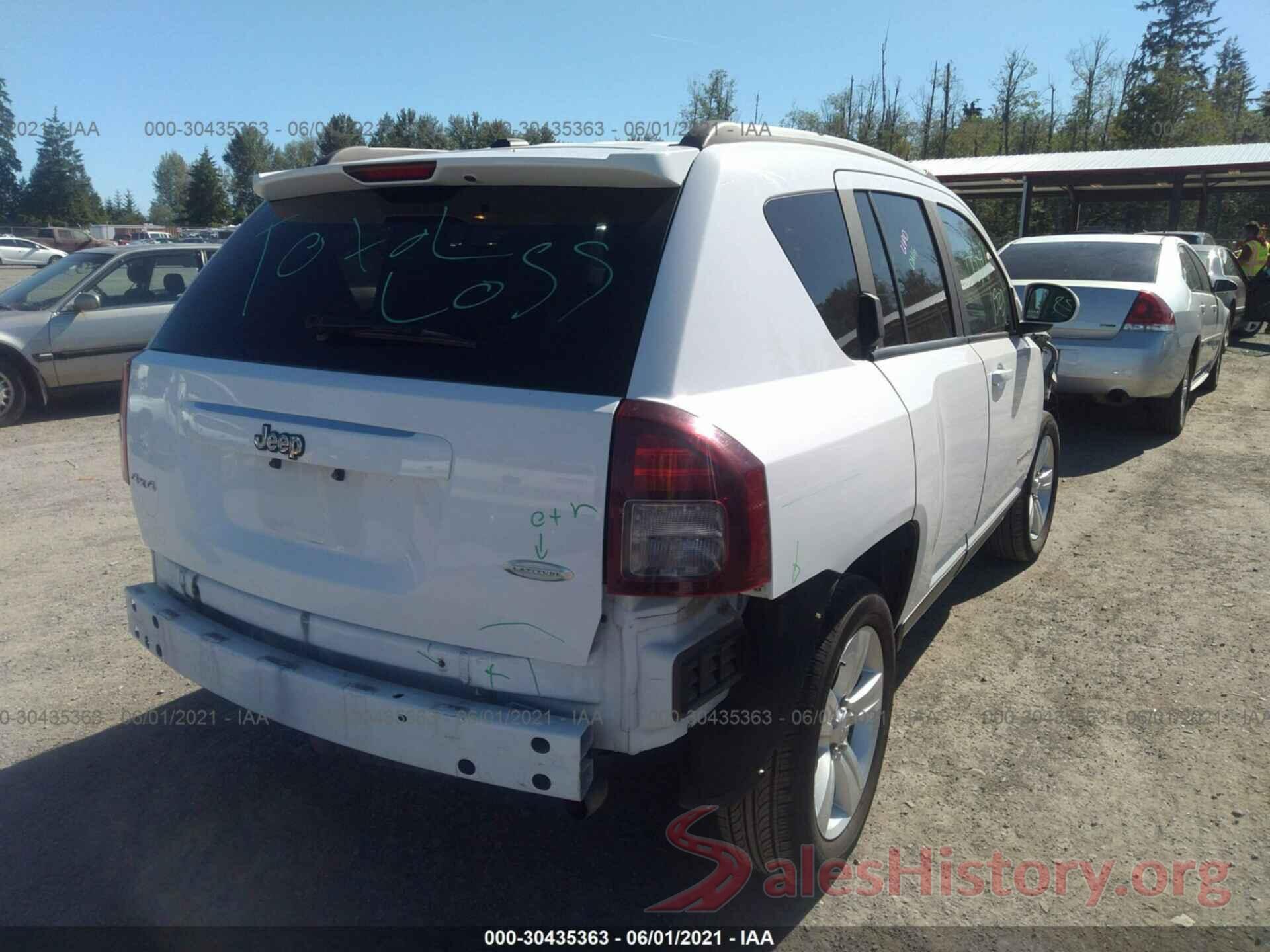 1C4NJDEB3GD630814 2016 JEEP COMPASS