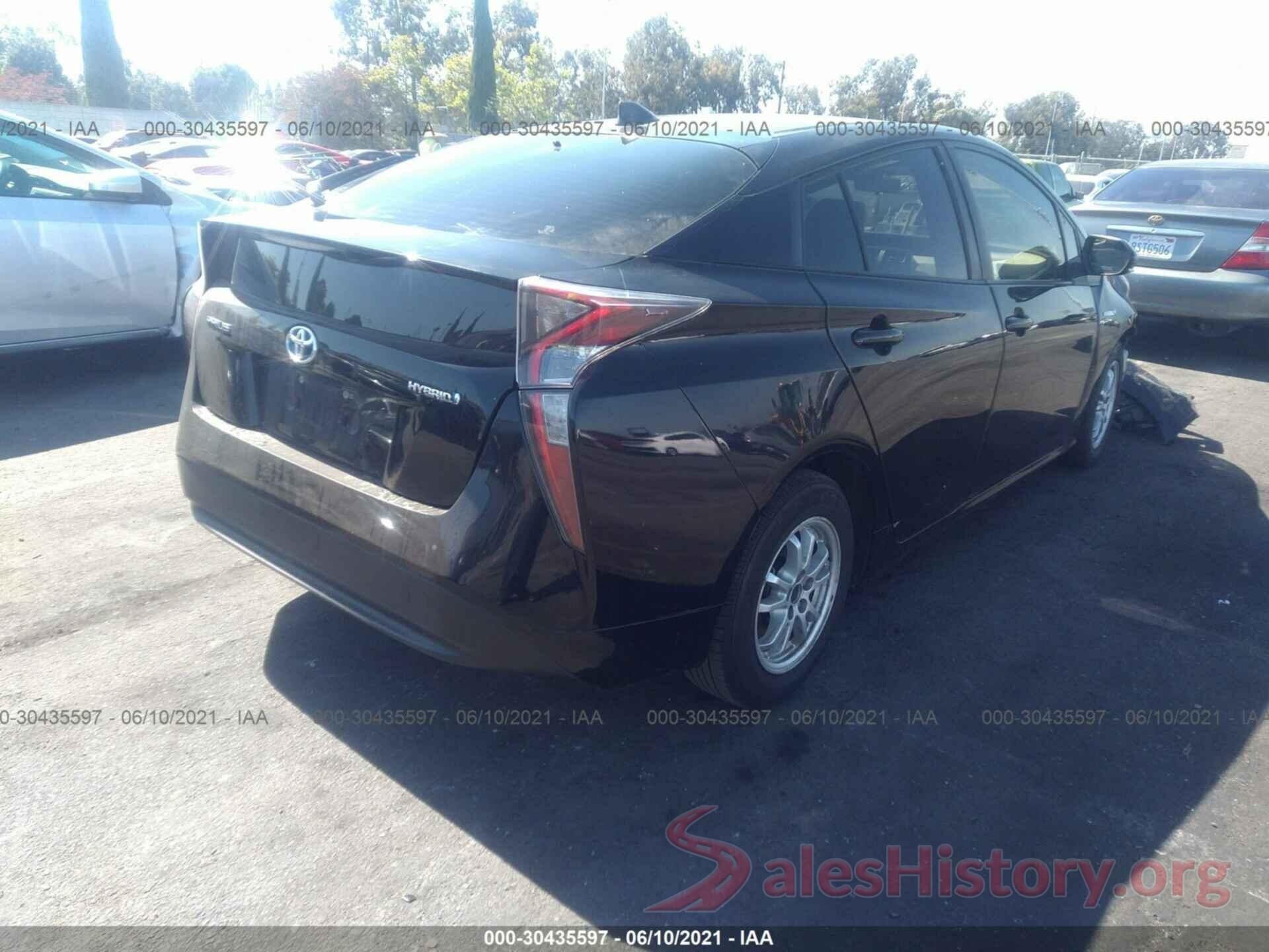 JTDKBRFU5G3505946 2016 TOYOTA PRIUS