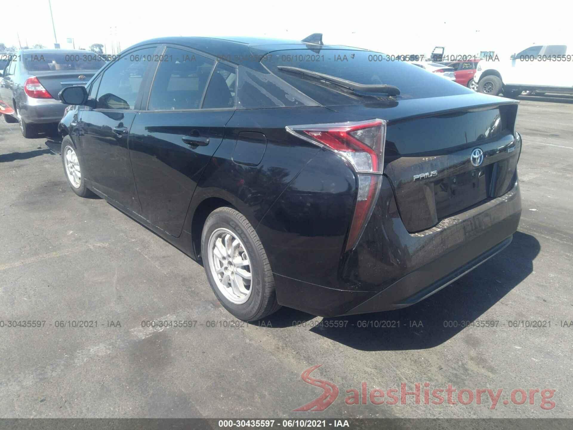 JTDKBRFU5G3505946 2016 TOYOTA PRIUS