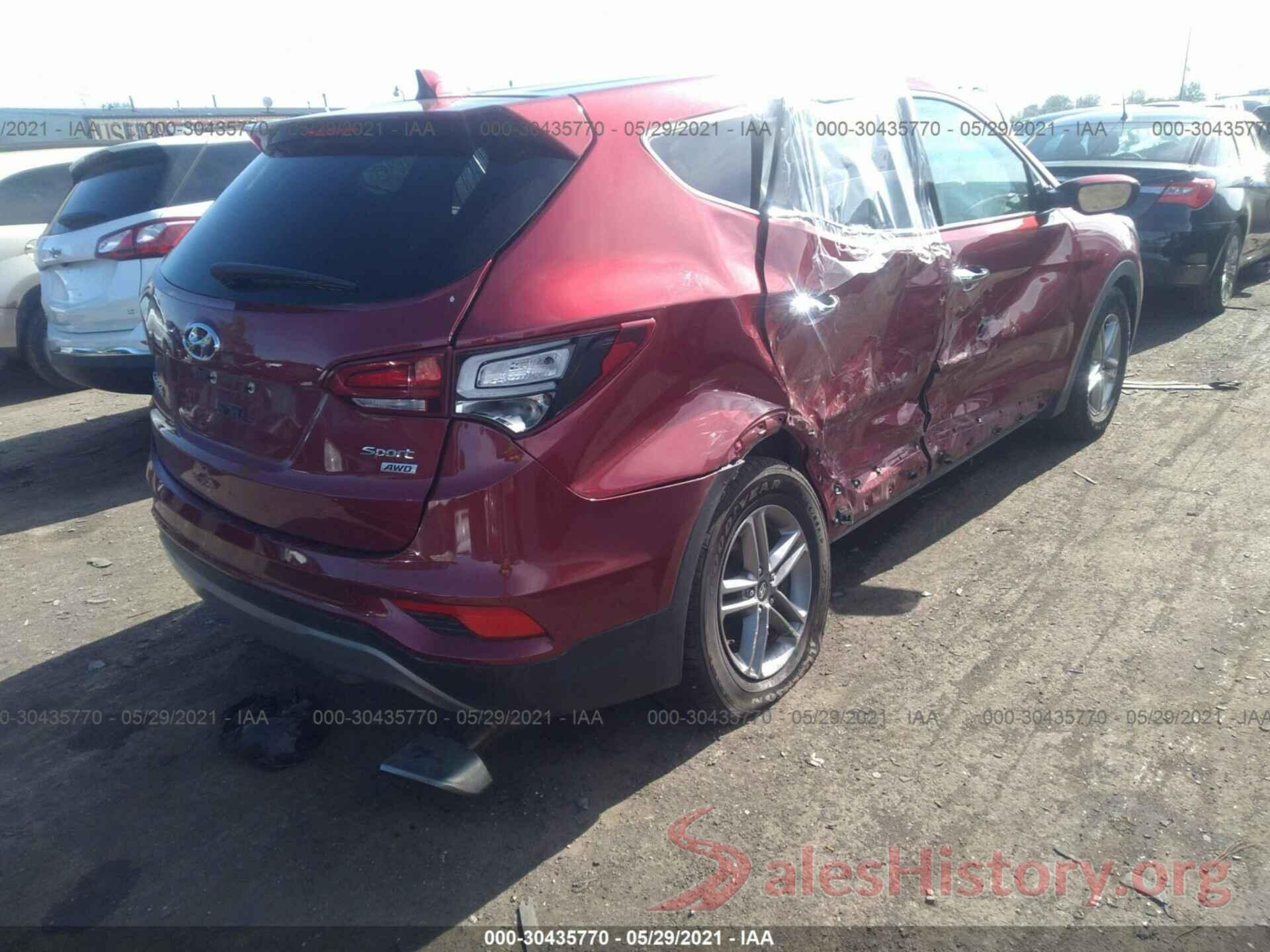 5XYZTDLB9HG442106 2017 HYUNDAI SANTA FE SPORT