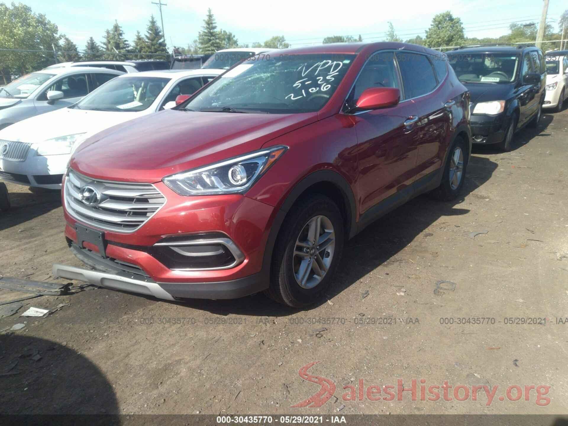 5XYZTDLB9HG442106 2017 HYUNDAI SANTA FE SPORT