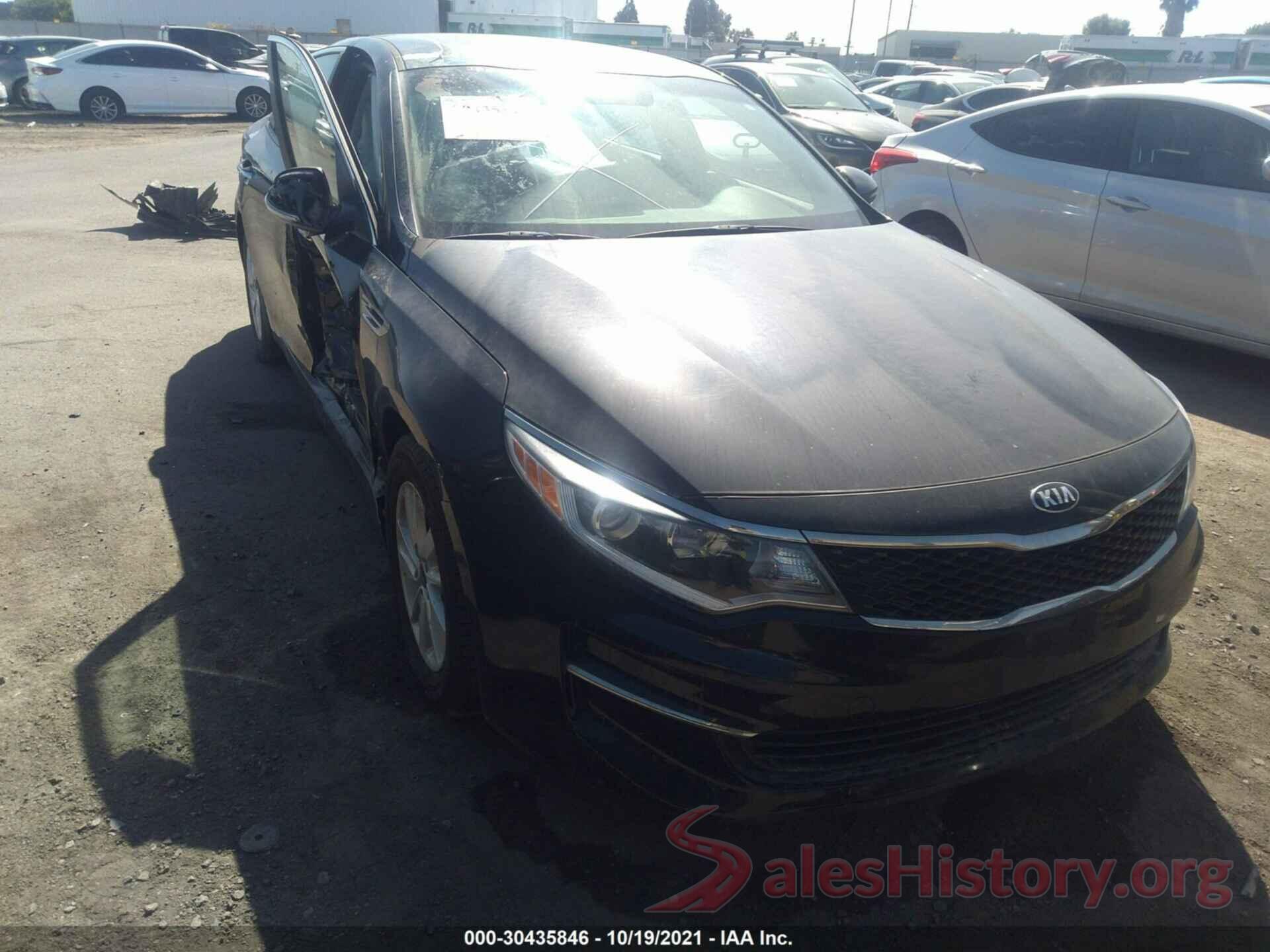 KNAGT4L31G5117213 2016 KIA OPTIMA