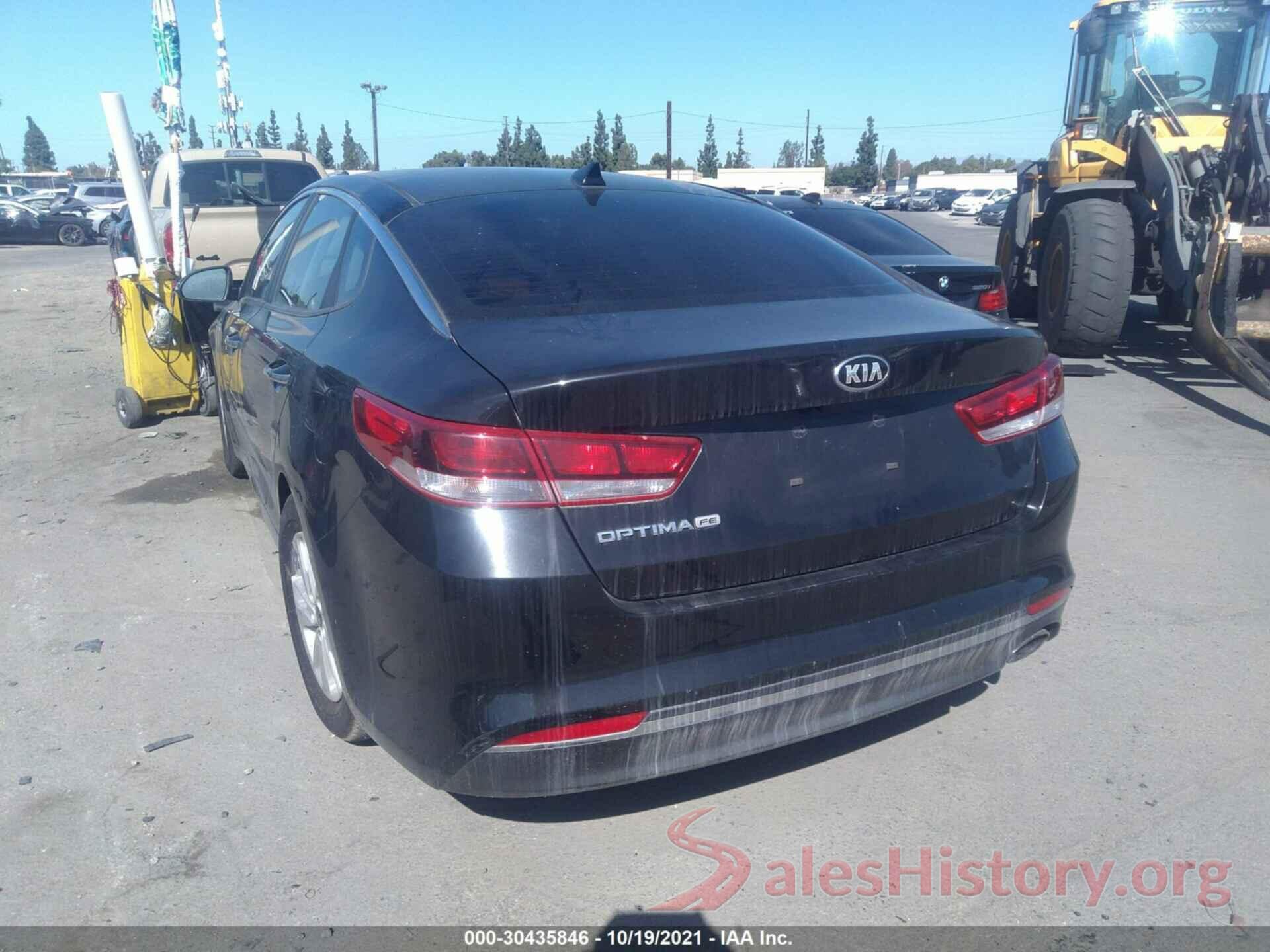 KNAGT4L31G5117213 2016 KIA OPTIMA