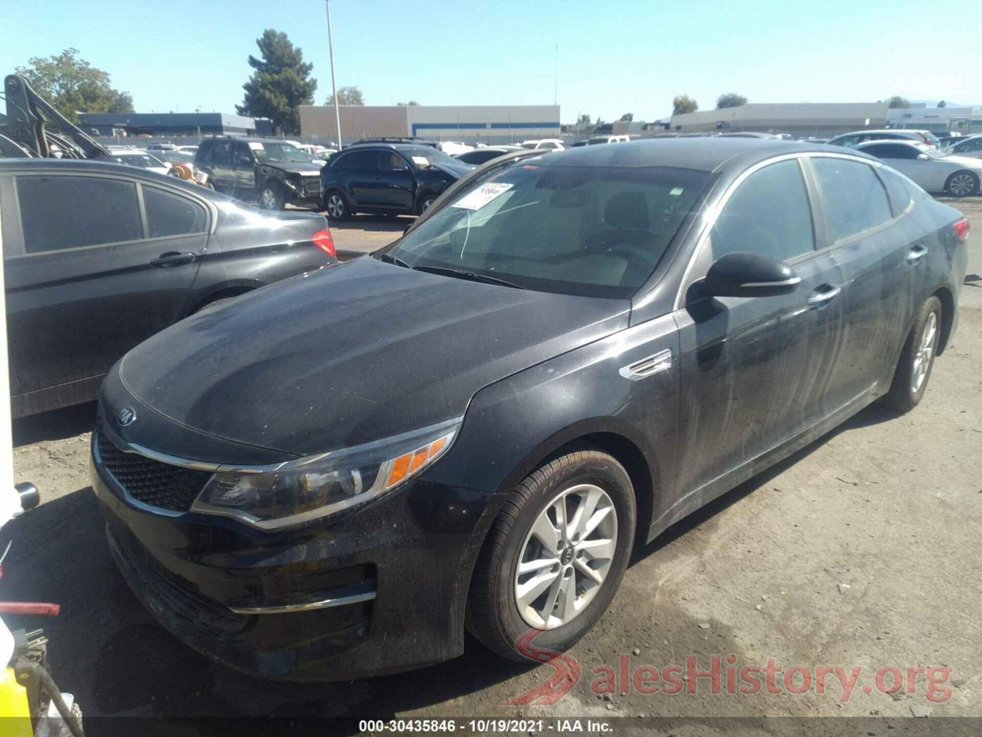 KNAGT4L31G5117213 2016 KIA OPTIMA