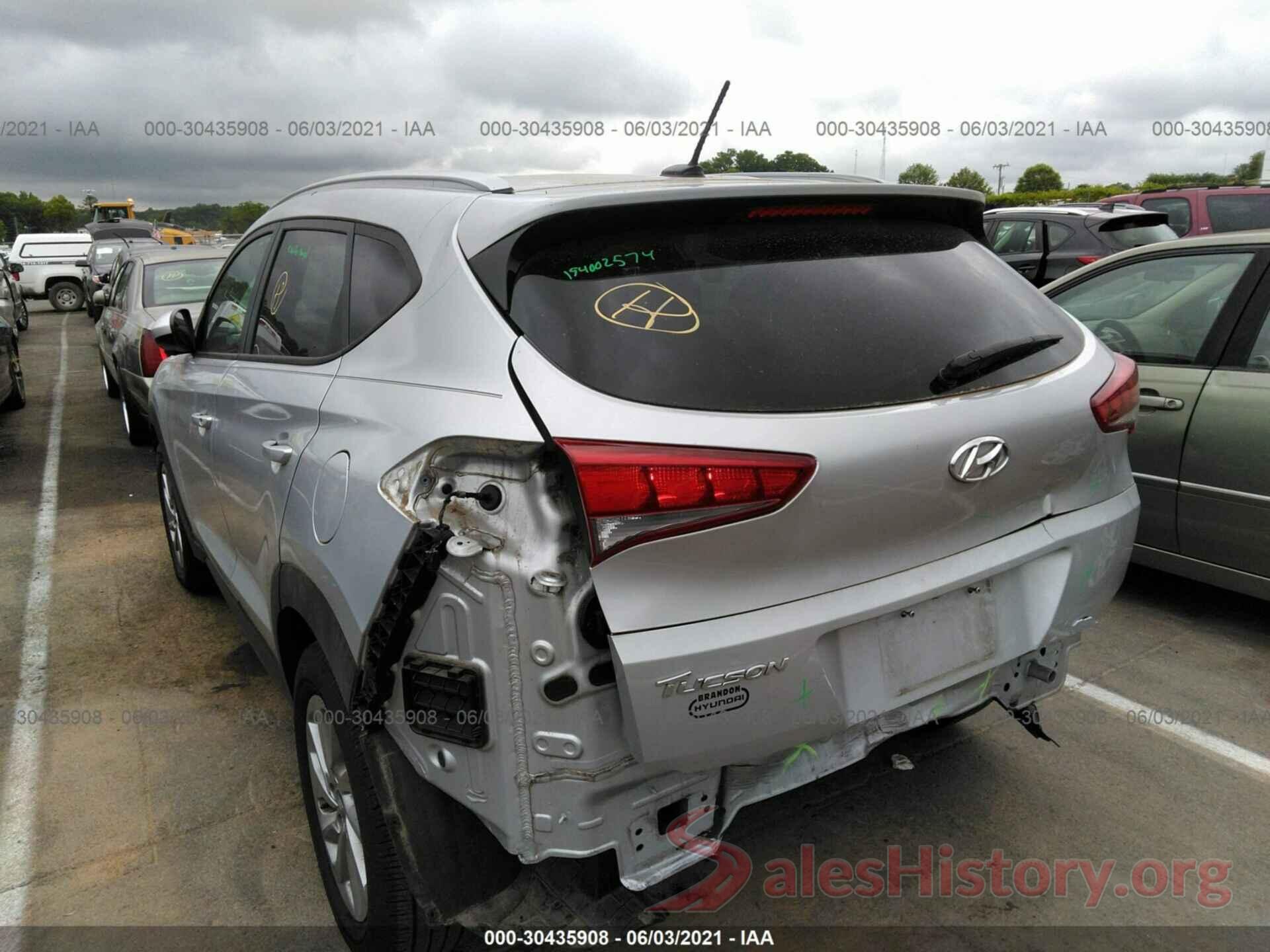 KM8J33A44GU122552 2016 HYUNDAI TUCSON