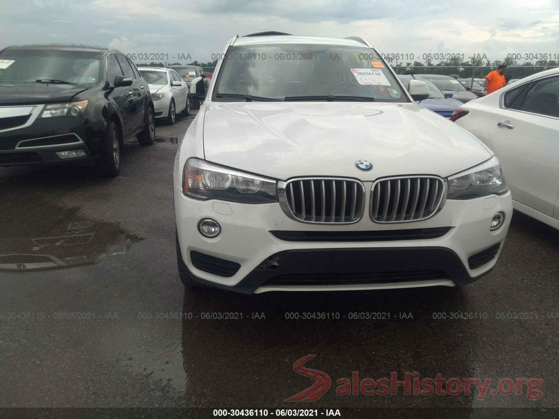 5UXWX9C59G0D80033 2016 BMW X3