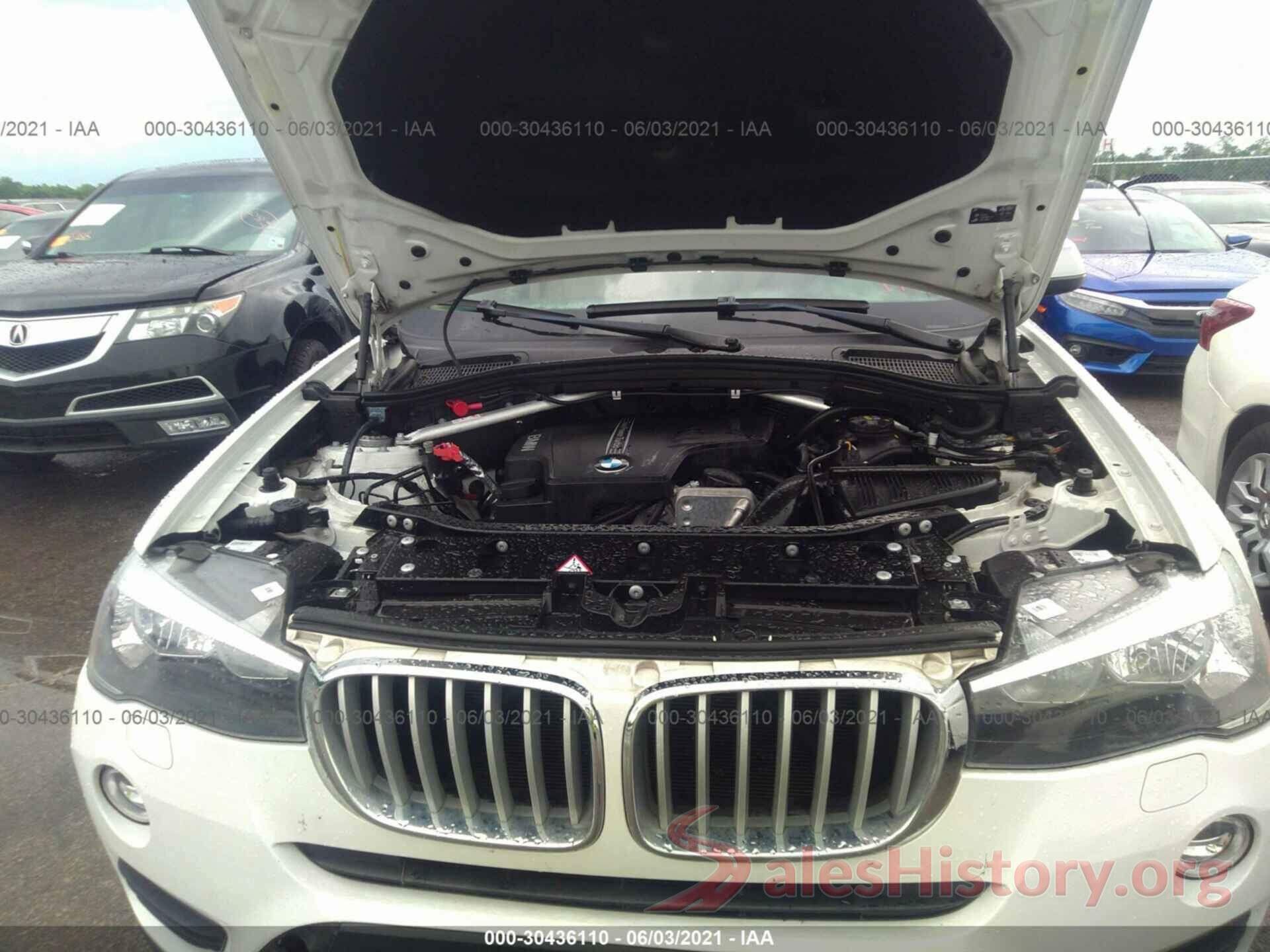 5UXWX9C59G0D80033 2016 BMW X3