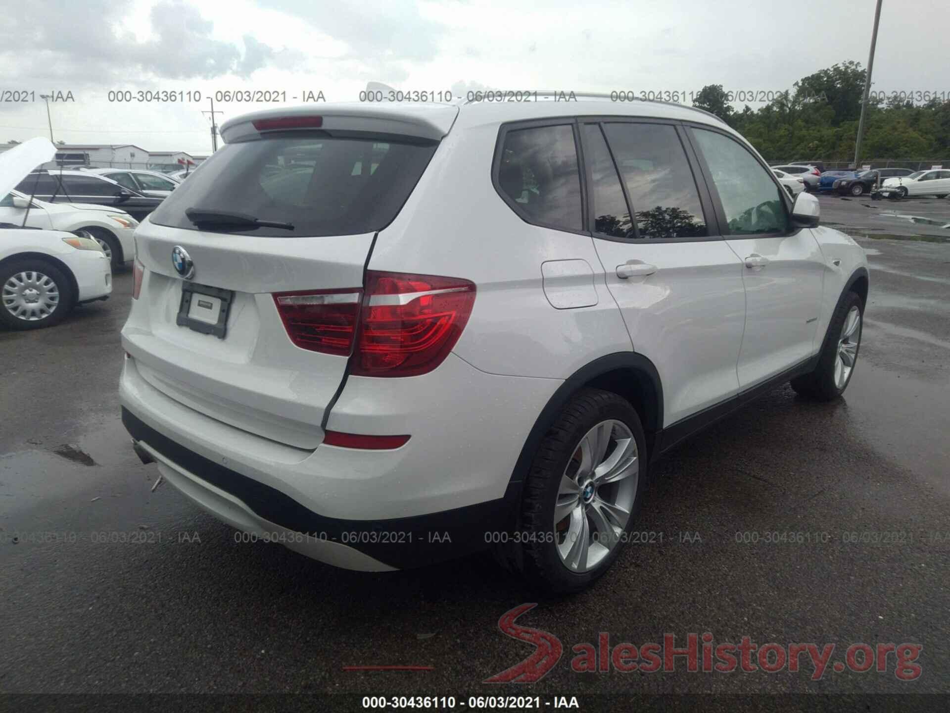 5UXWX9C59G0D80033 2016 BMW X3