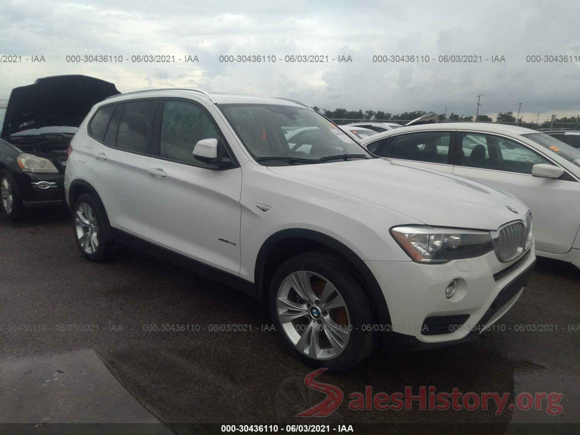 5UXWX9C59G0D80033 2016 BMW X3