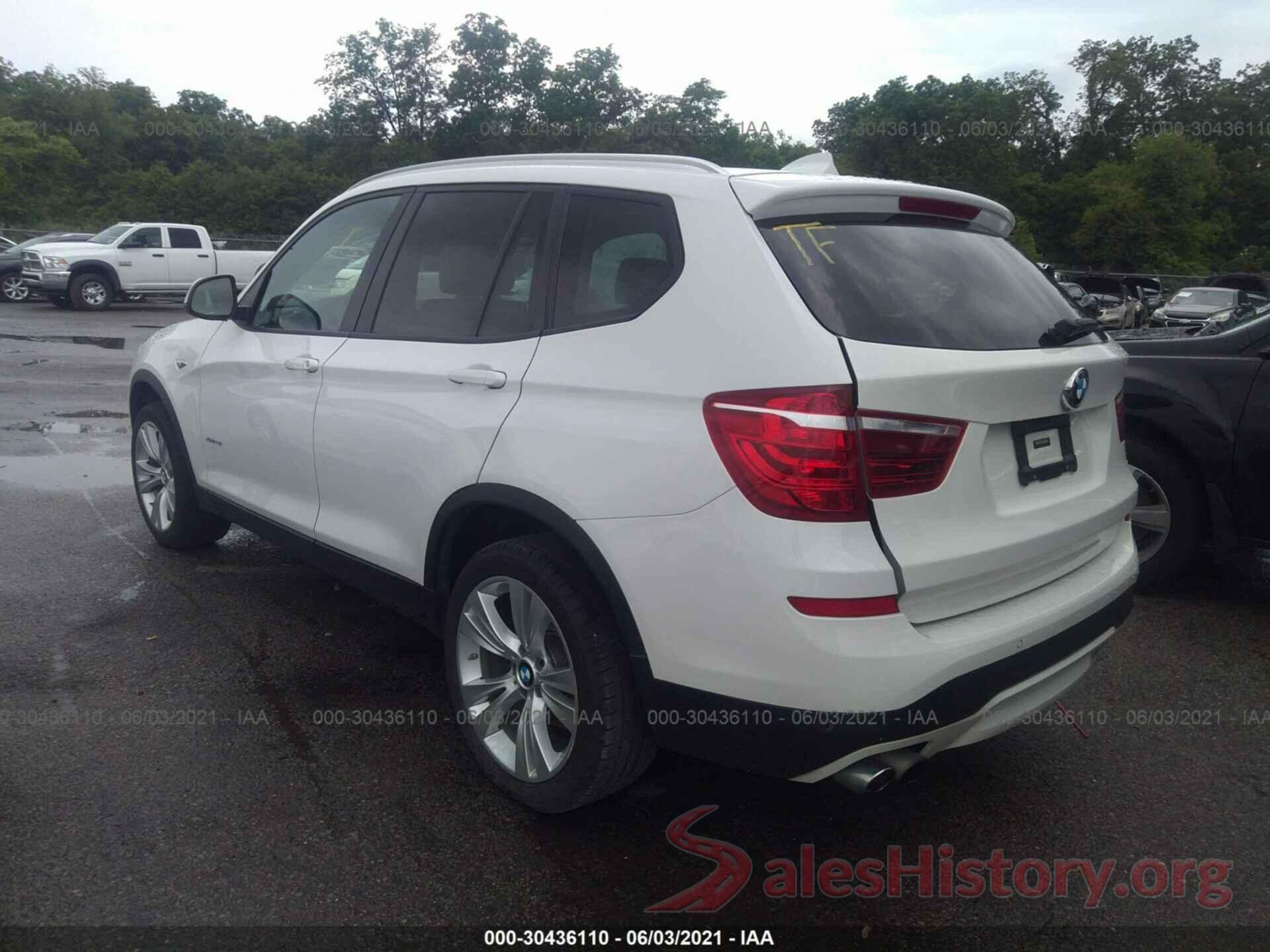 5UXWX9C59G0D80033 2016 BMW X3