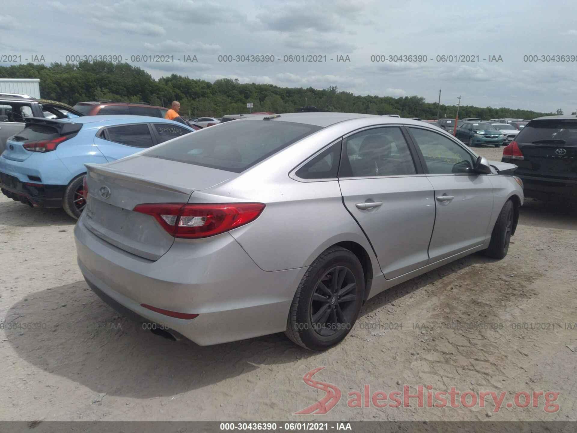 5NPE24AF9GH391432 2016 HYUNDAI SONATA